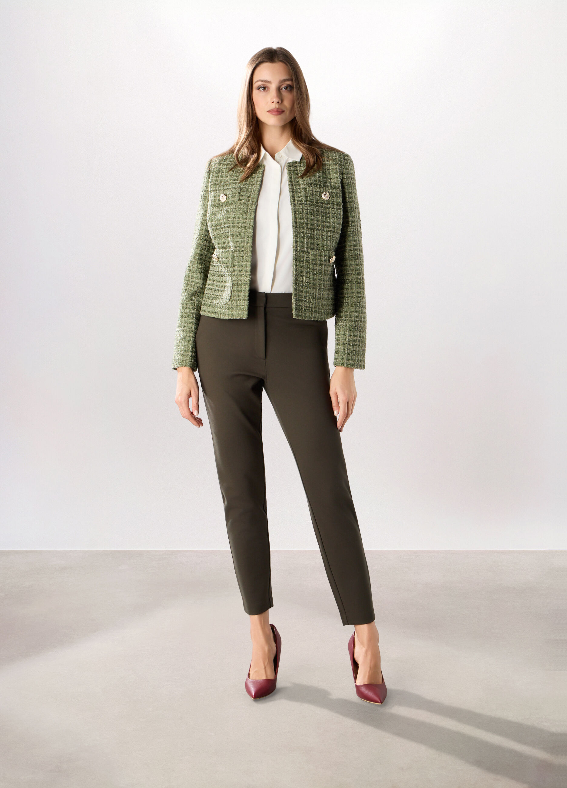 Giacca in tweed donna_0