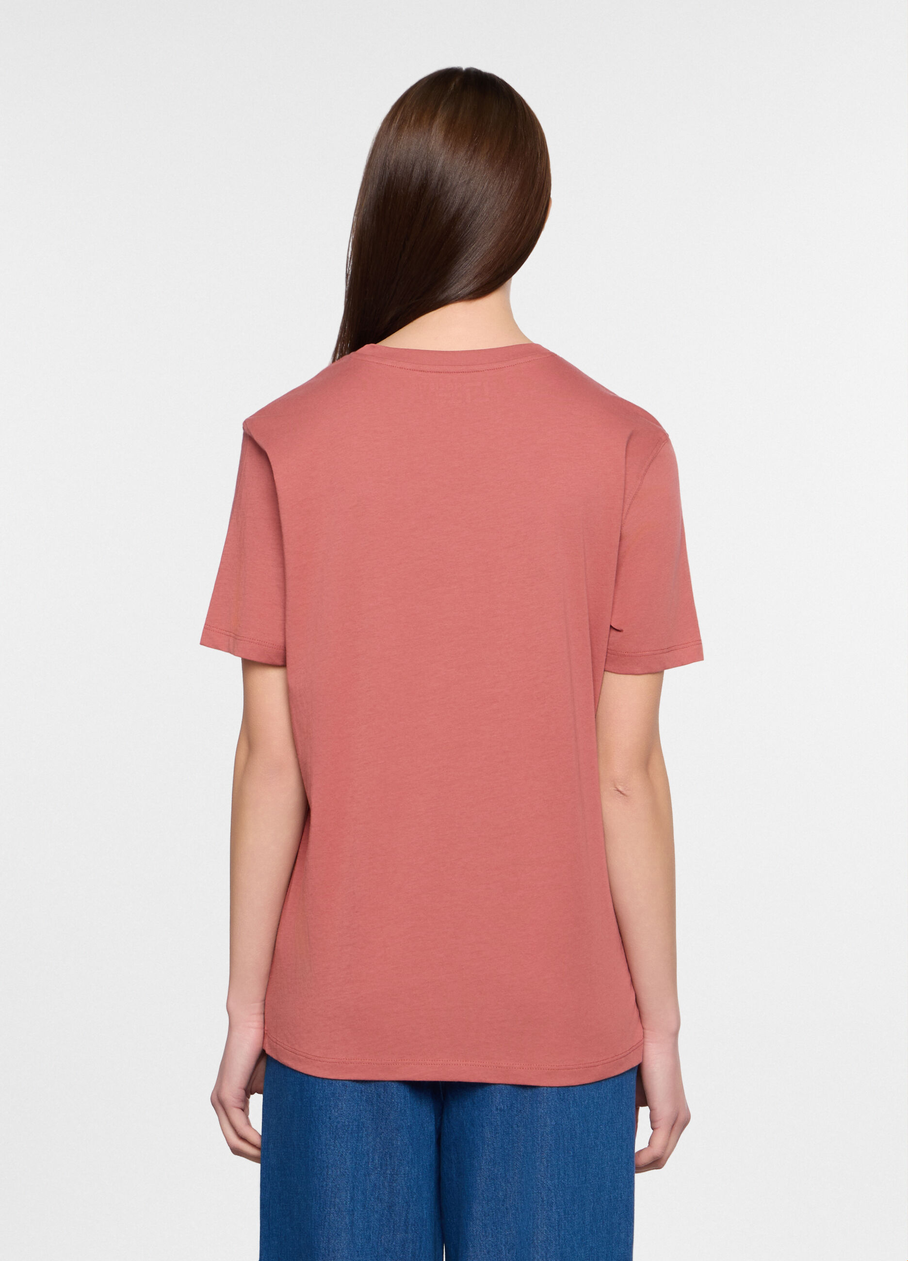 T-shirt girocollo in jersey di cotone uomo_1