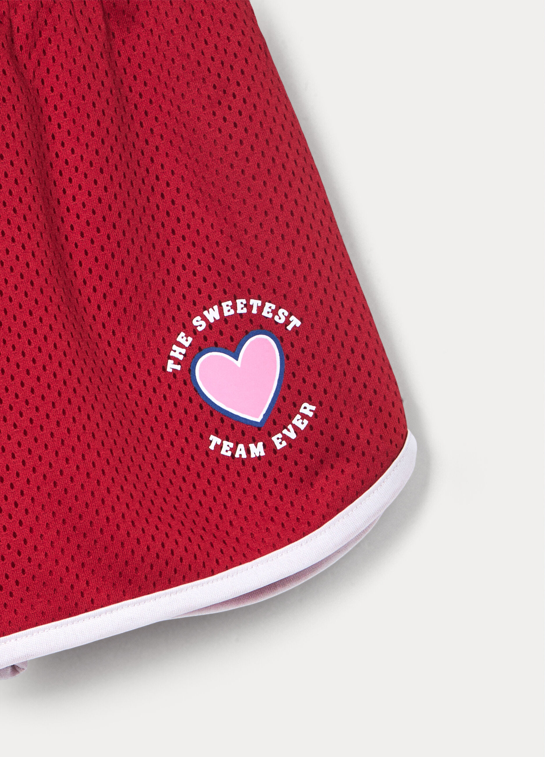 Shorts in mesh bambina_2