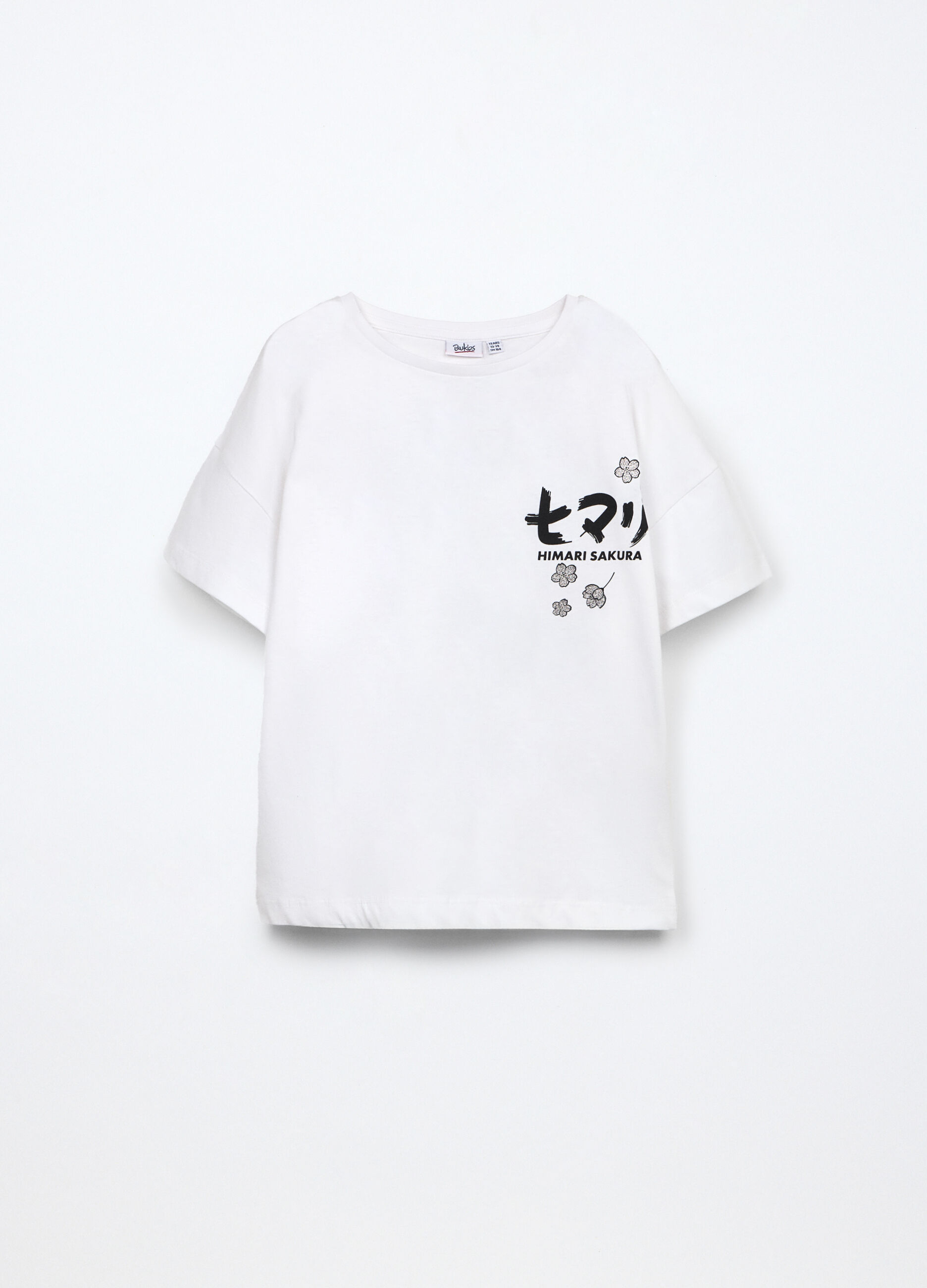 T-shirt in jersey di puro cotone ragazza_0