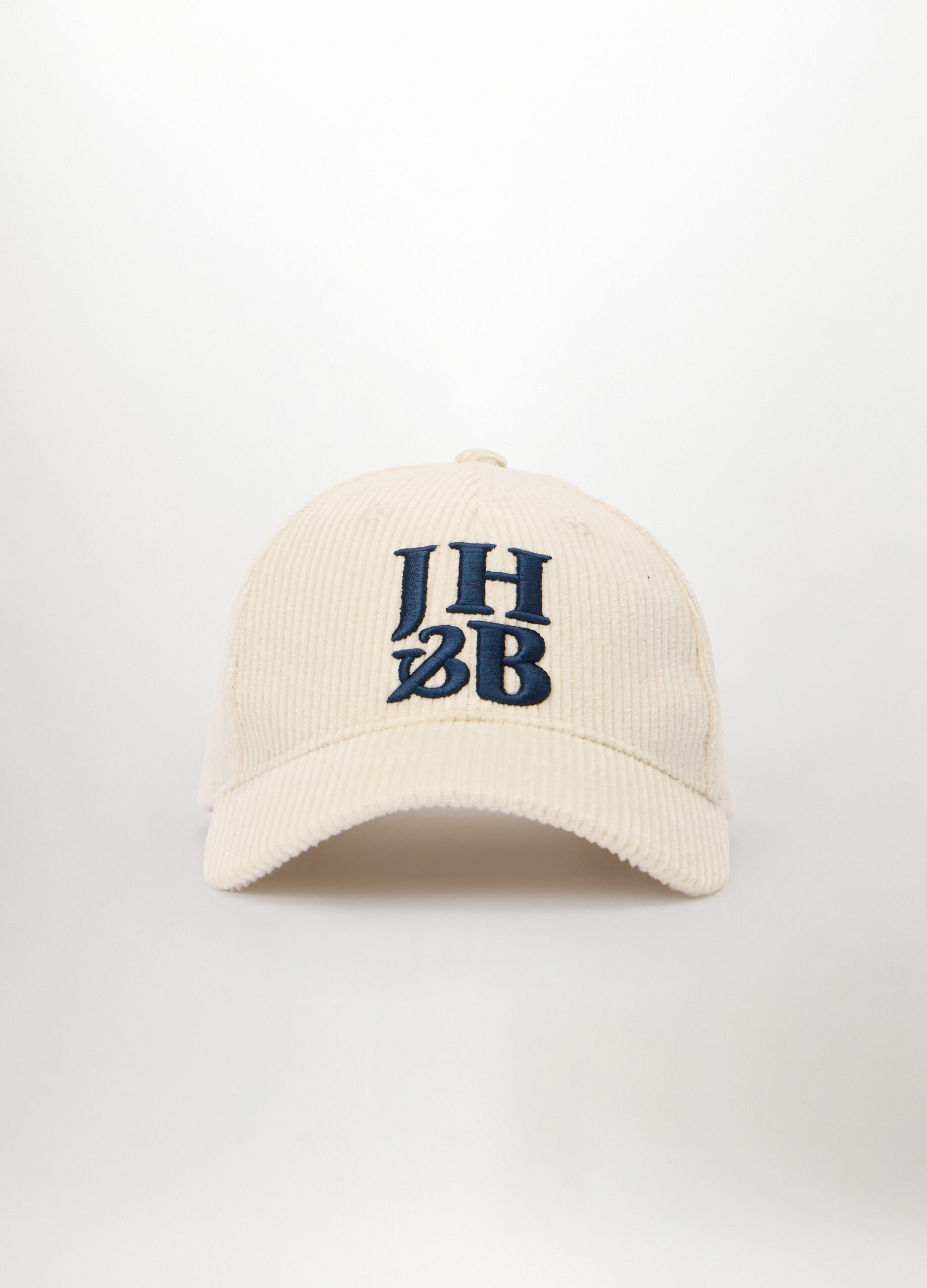 Cappello baseball in velluto con logo uomo_0