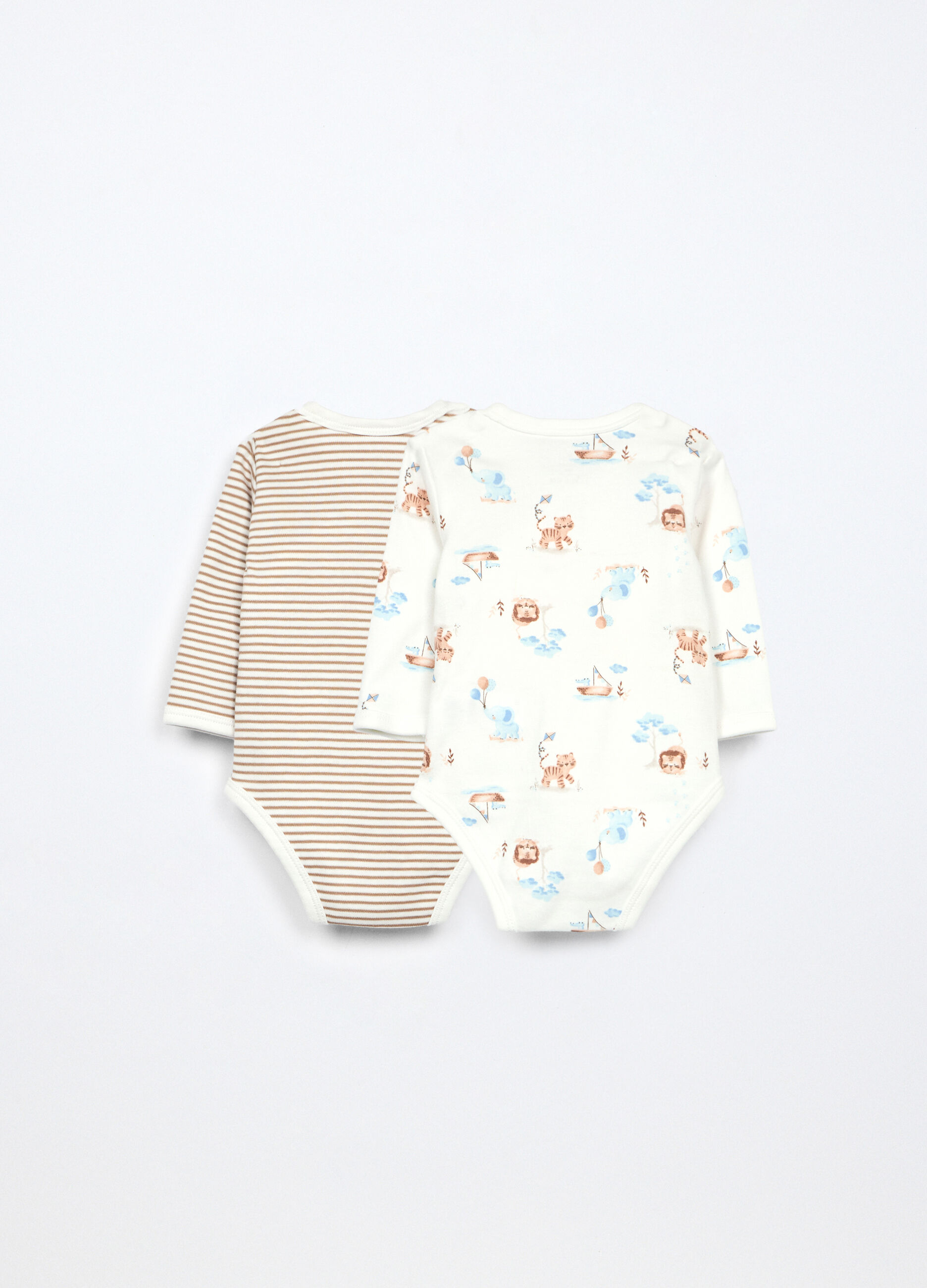 Pack 2 body in interlock di puro cotone neonato_1