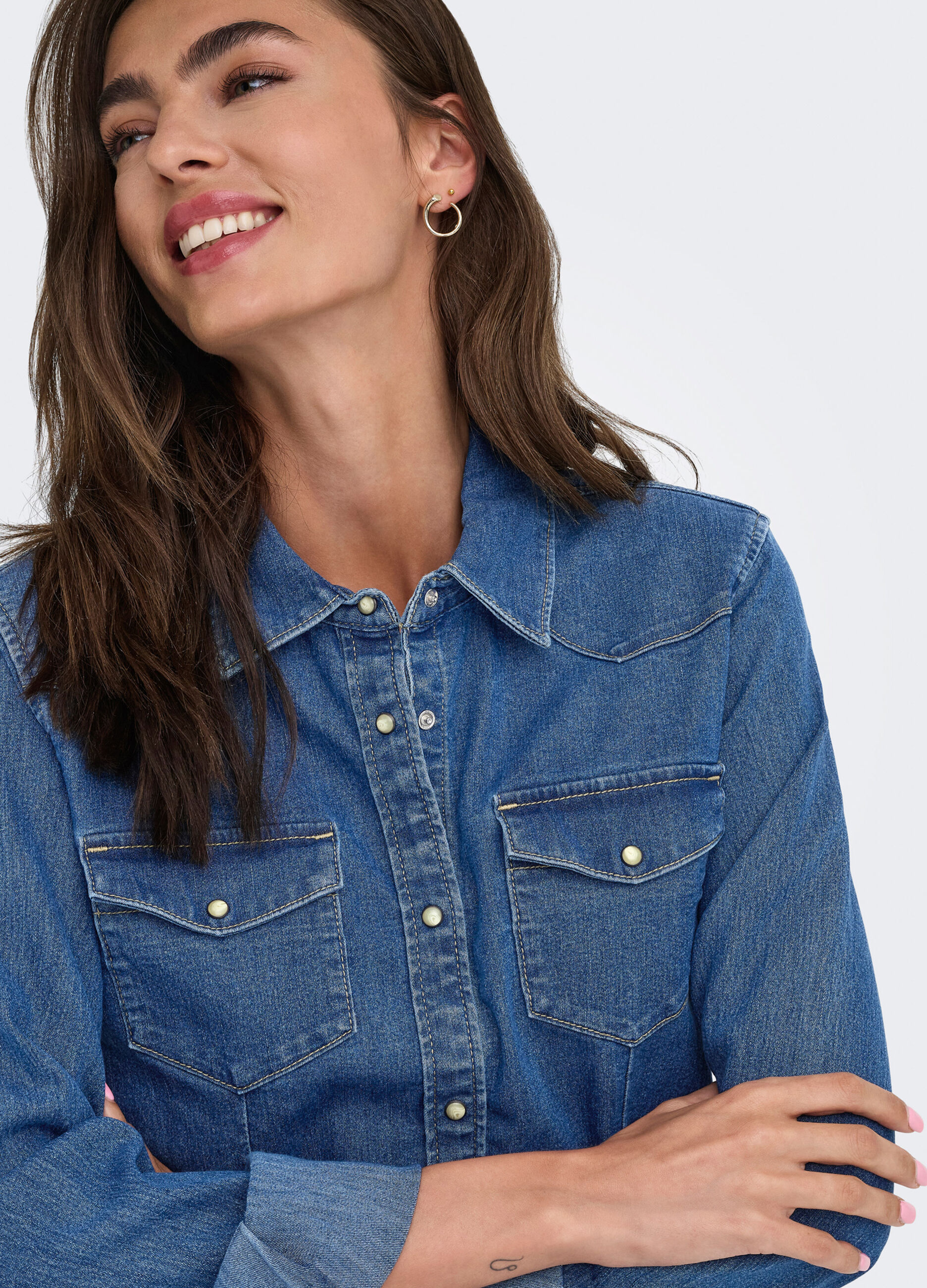 Camicia in denim donna_4