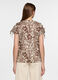 Camicia regular fit con scollo a V in popeline donna_1