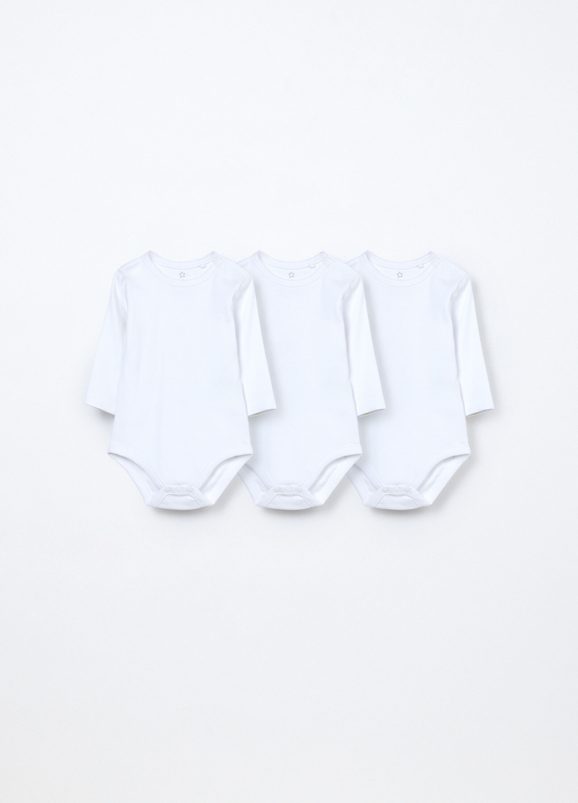 Pack 3 body in interlock di puro cotone_0