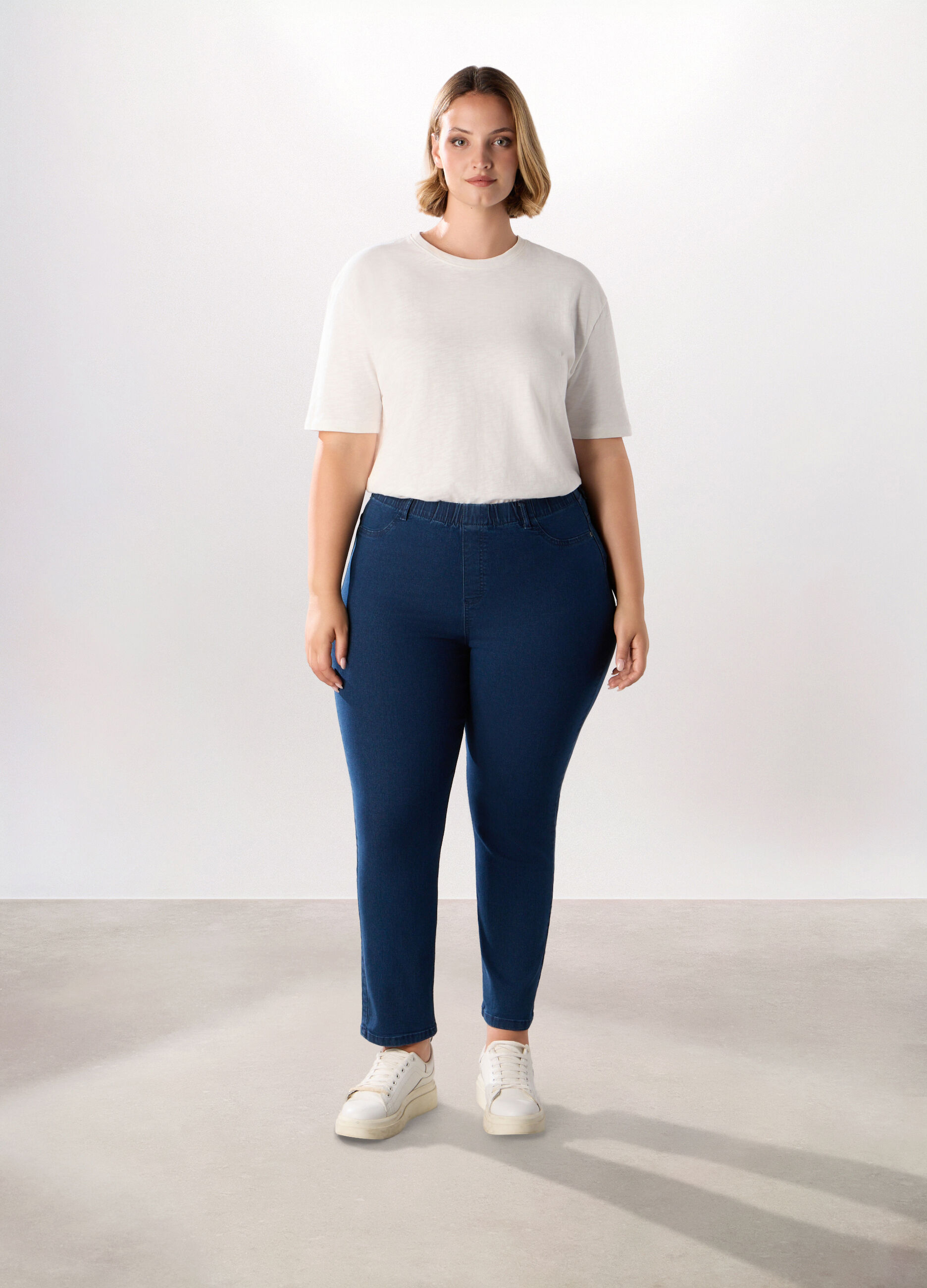 Jeggings in cotone donna curvy_0