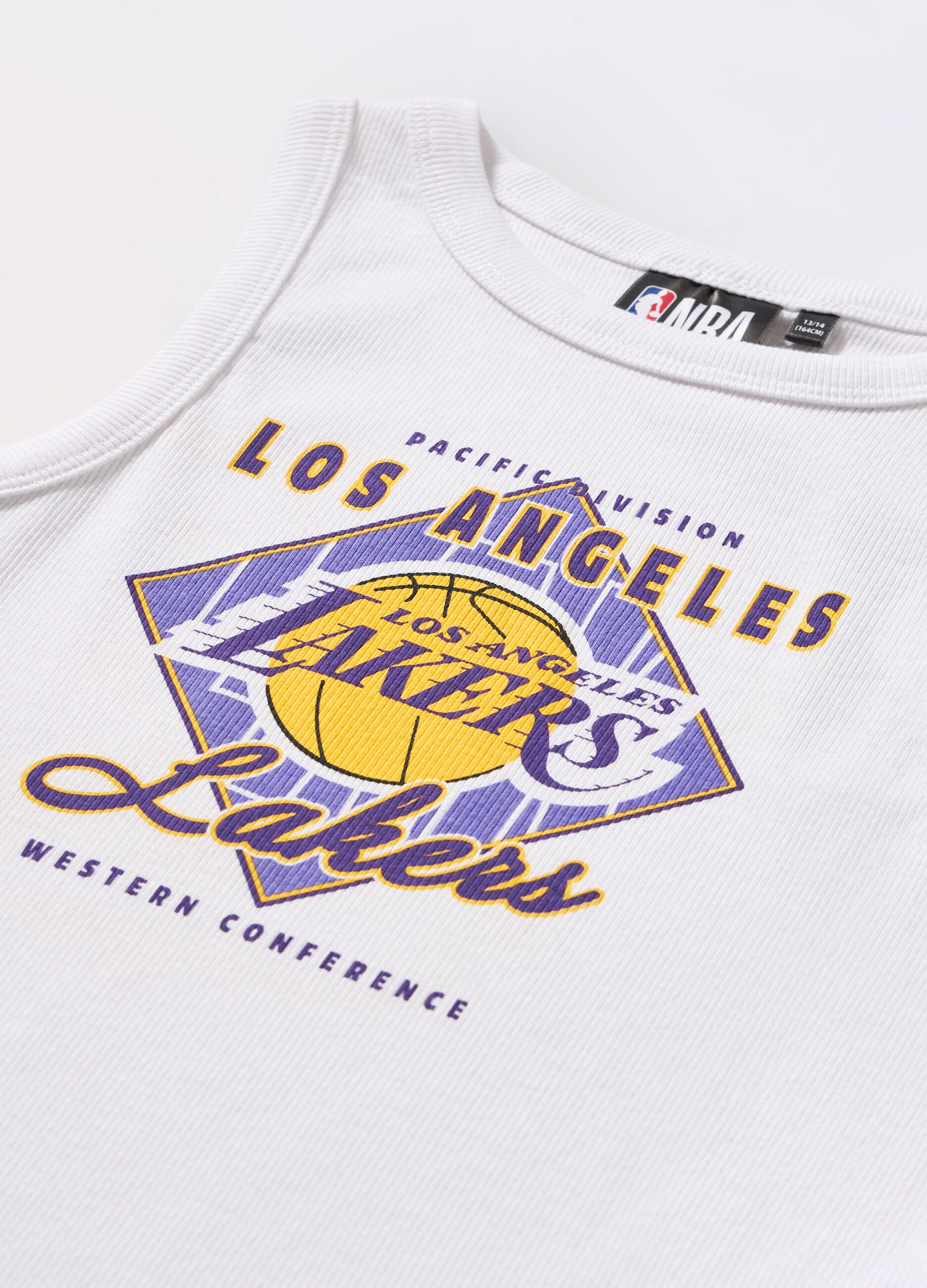 Canotta NBA in costina di cotone stretch ragazza_0