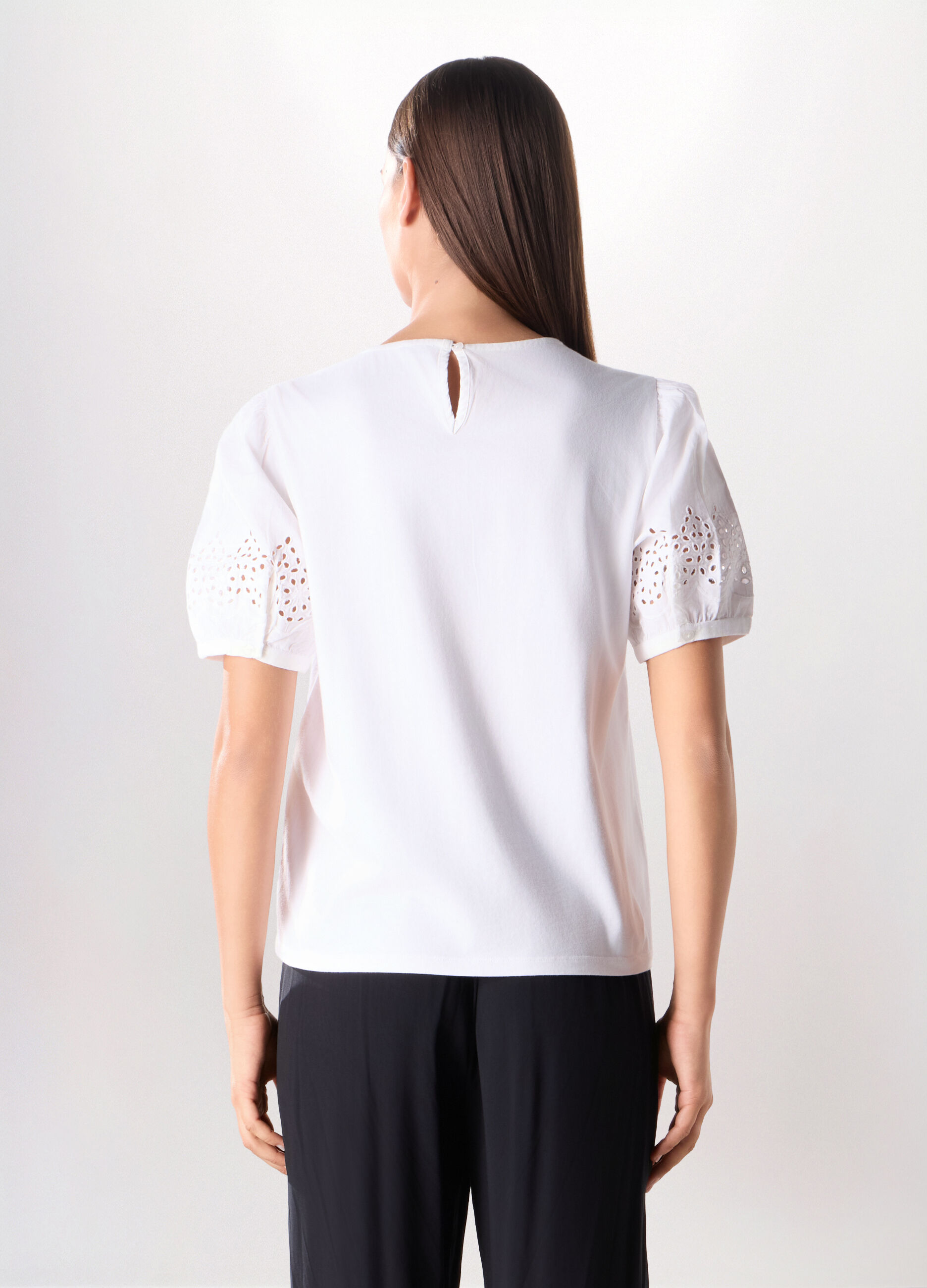 T-shirt in puro cotone donna_1