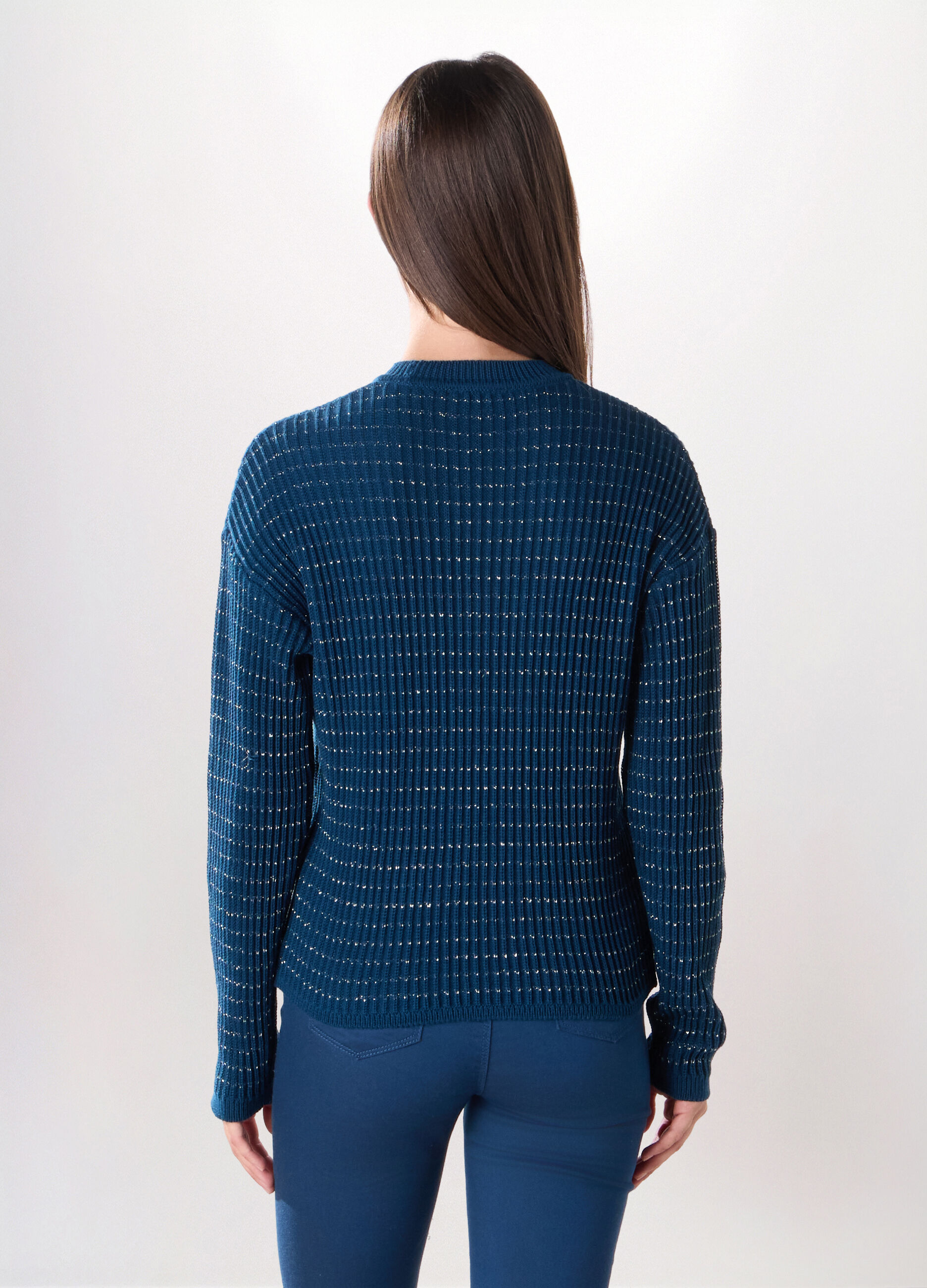 Girocollo tricot misto cotone donna_1