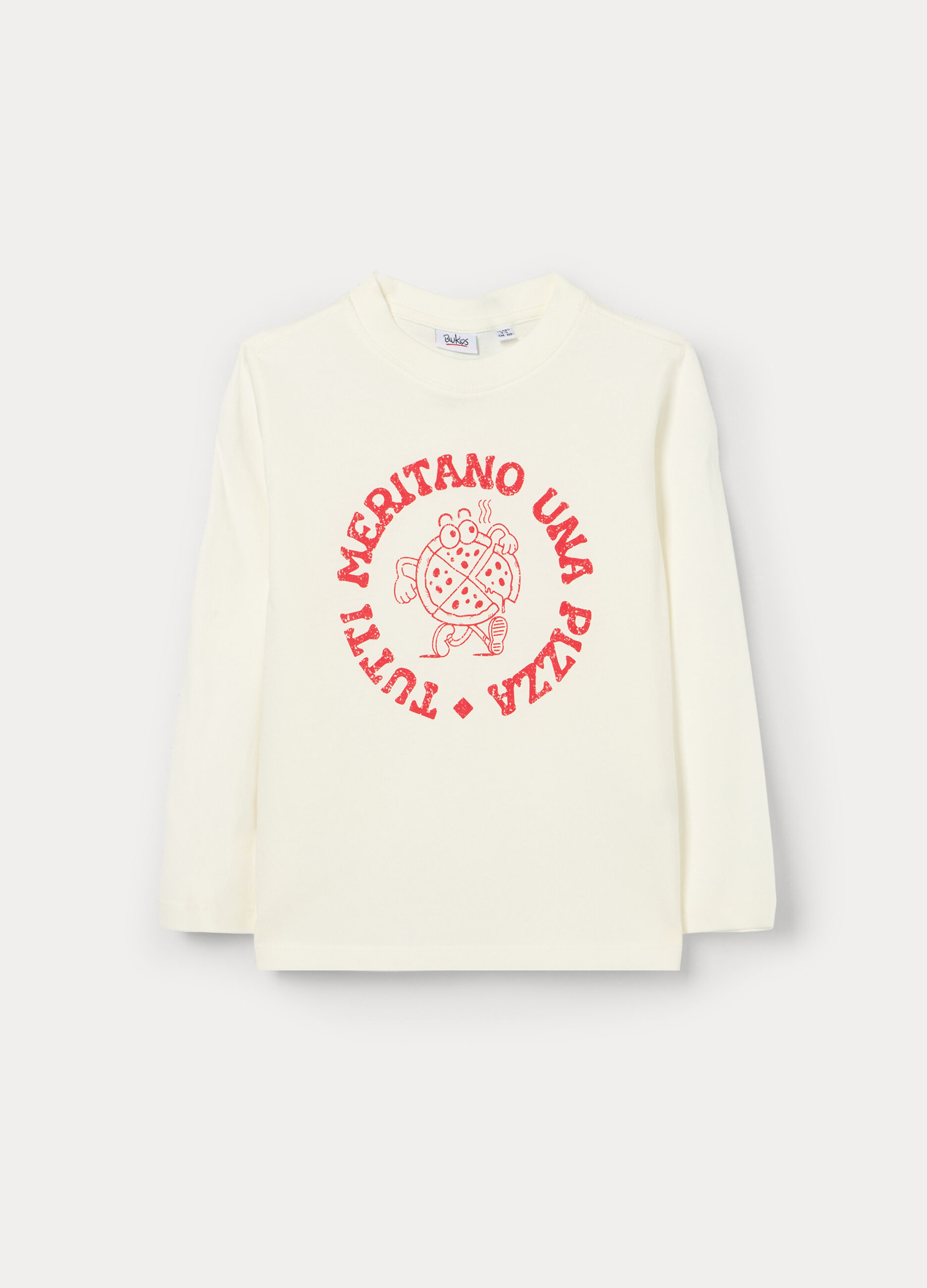 T-shirt in jersey di puro cotone bambino_0