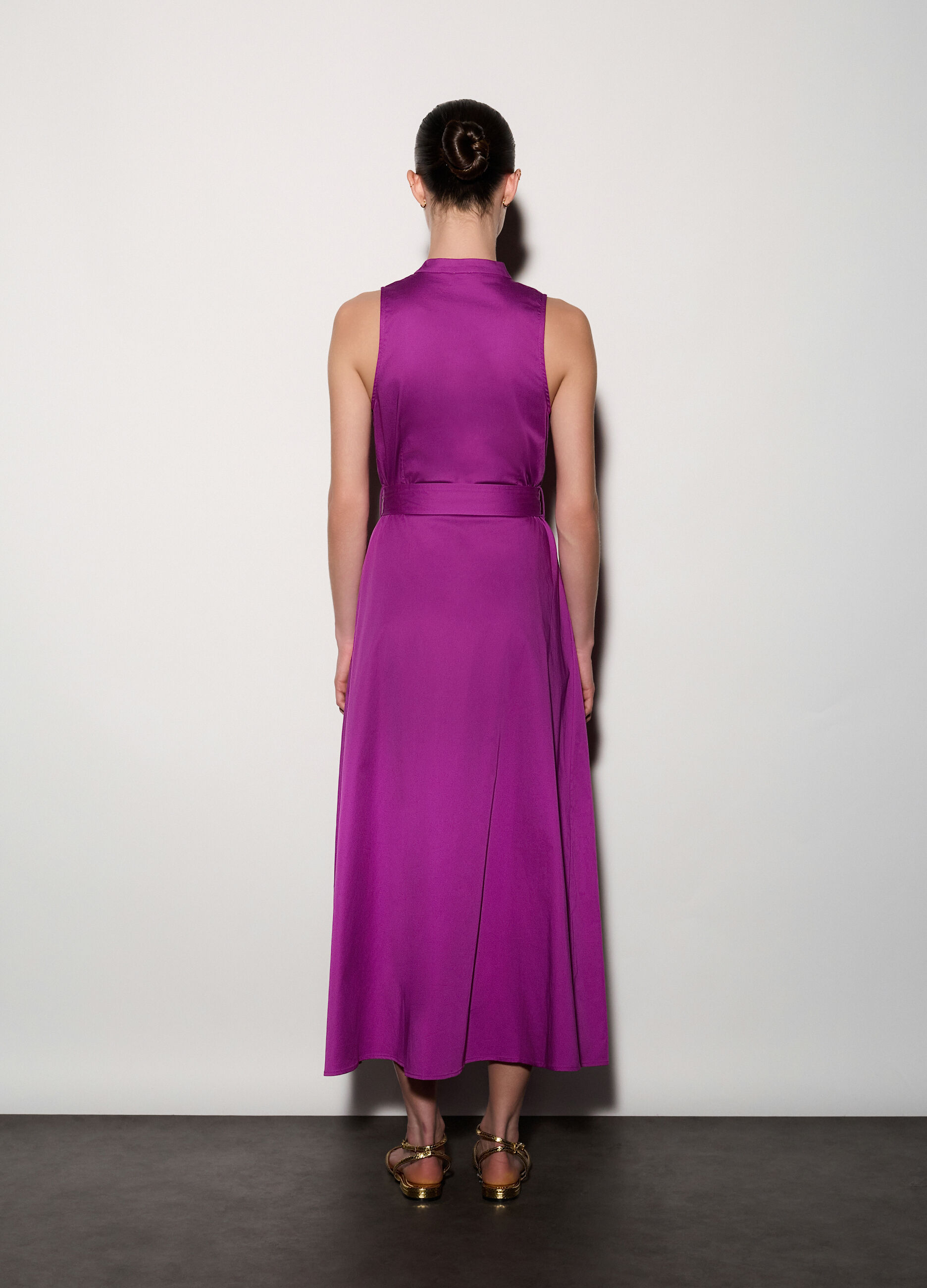 Abito lungo stretch donna_2