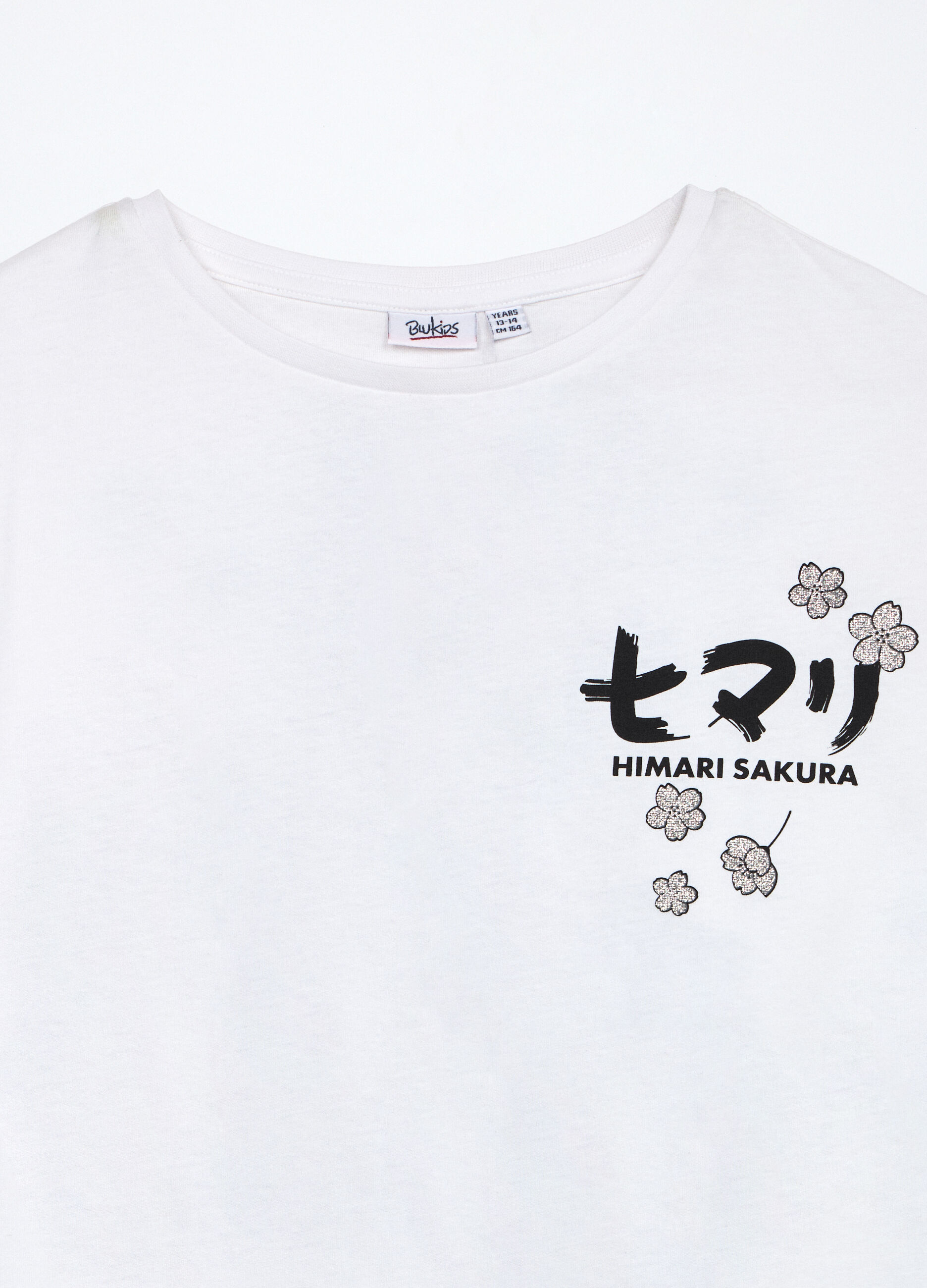 T-shirt in jersey di puro cotone ragazza_2