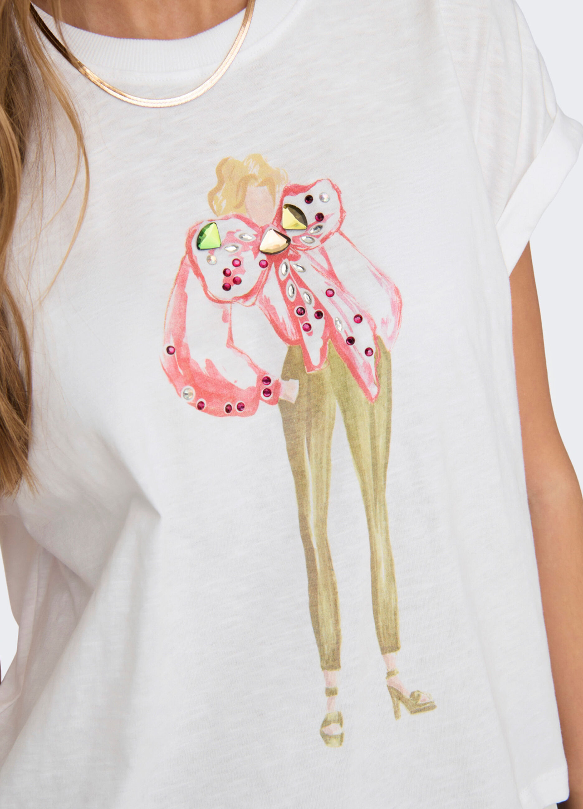 T-shirt con stampa donna