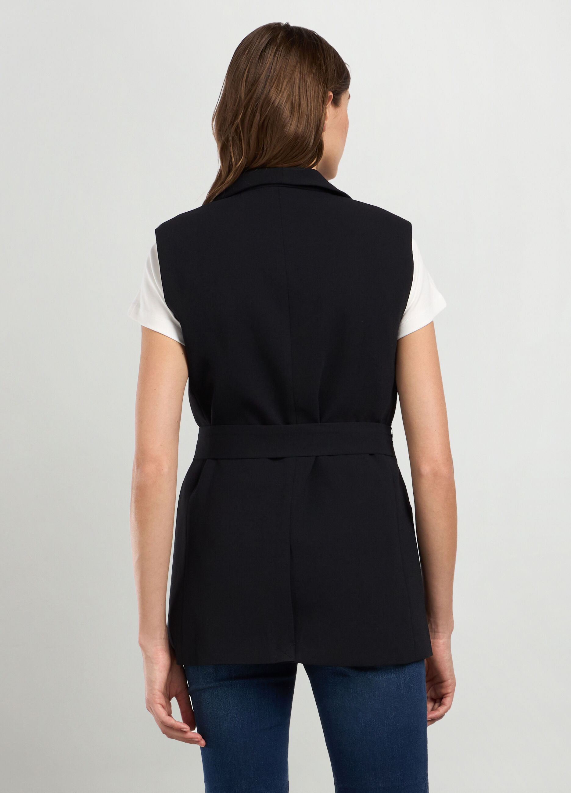 Blazer smanicato donna_1