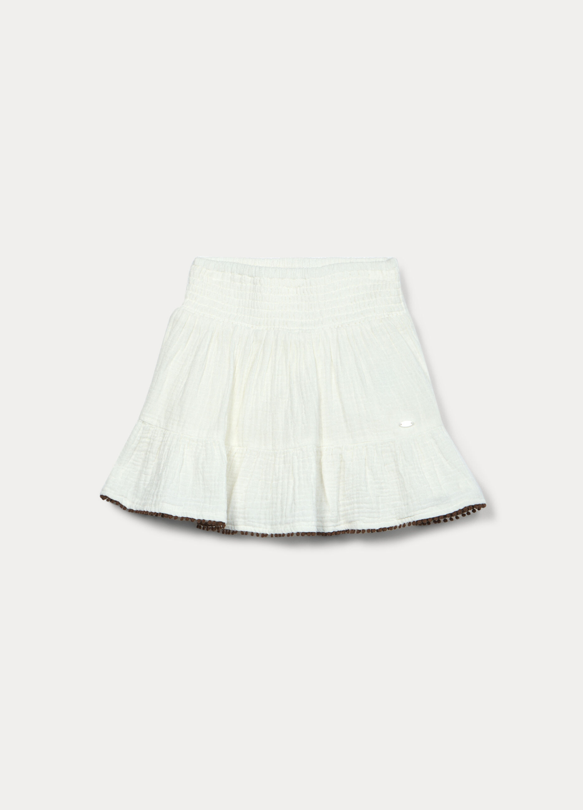 Gonna in puro cotone bambina_0