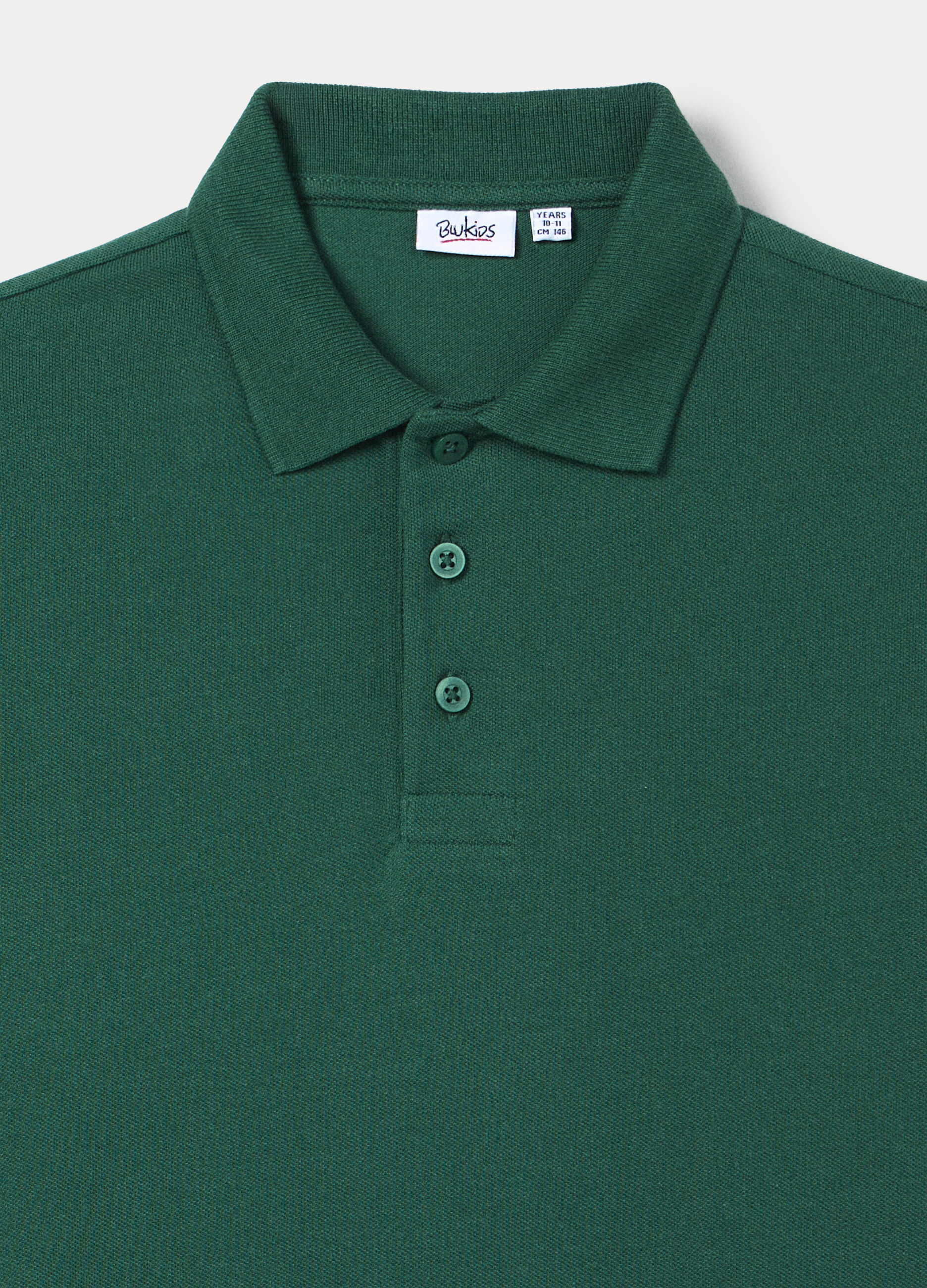 Polo in puro cotone piquet ragazzo_2