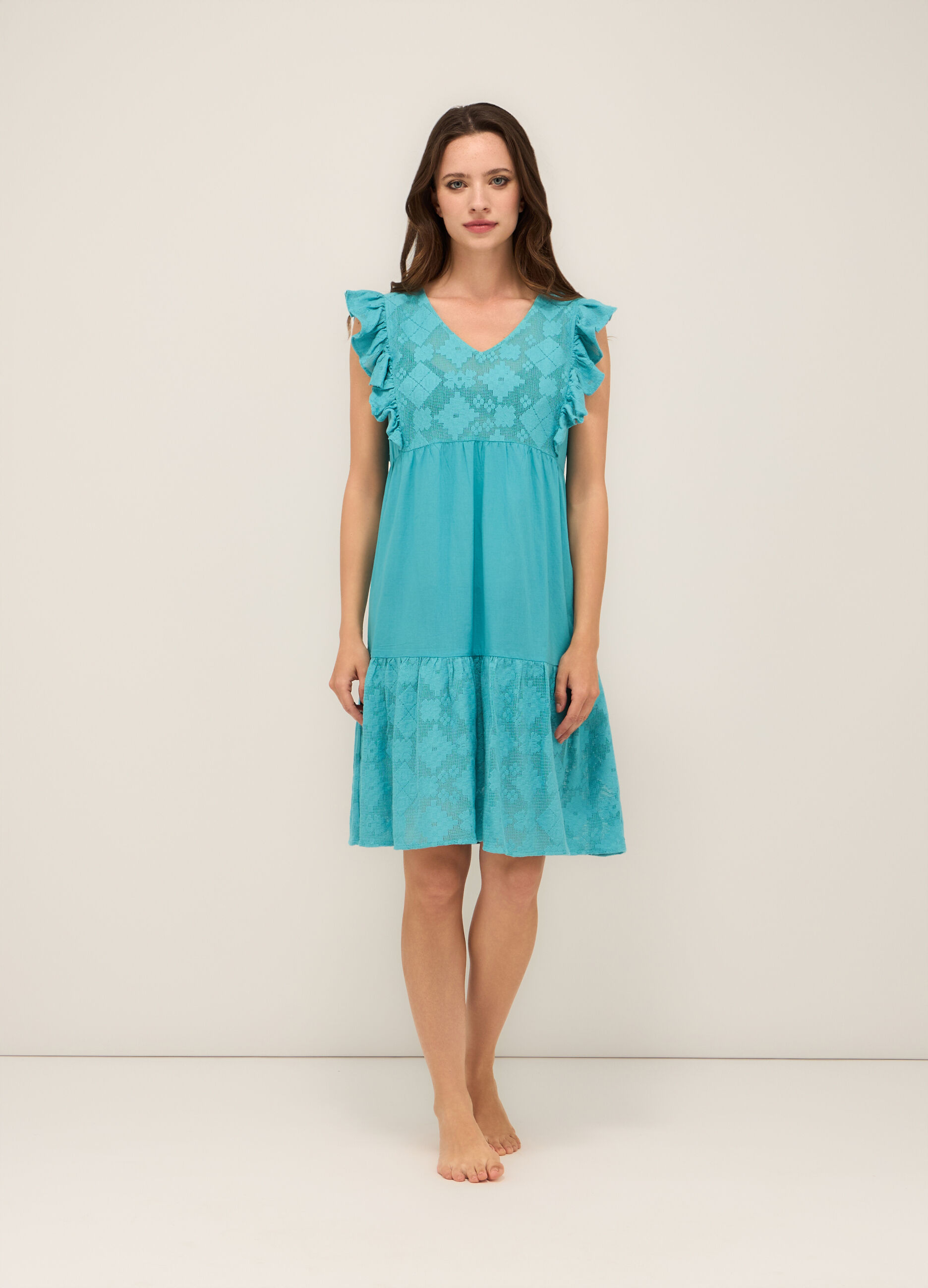 Copricostume misto cotone donna_0