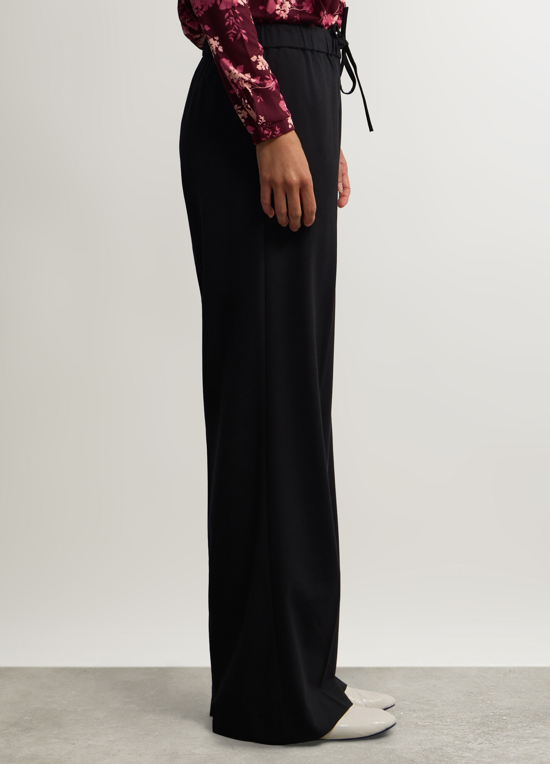 Pantaloni Straight Fit in poli-viscosa donna_1