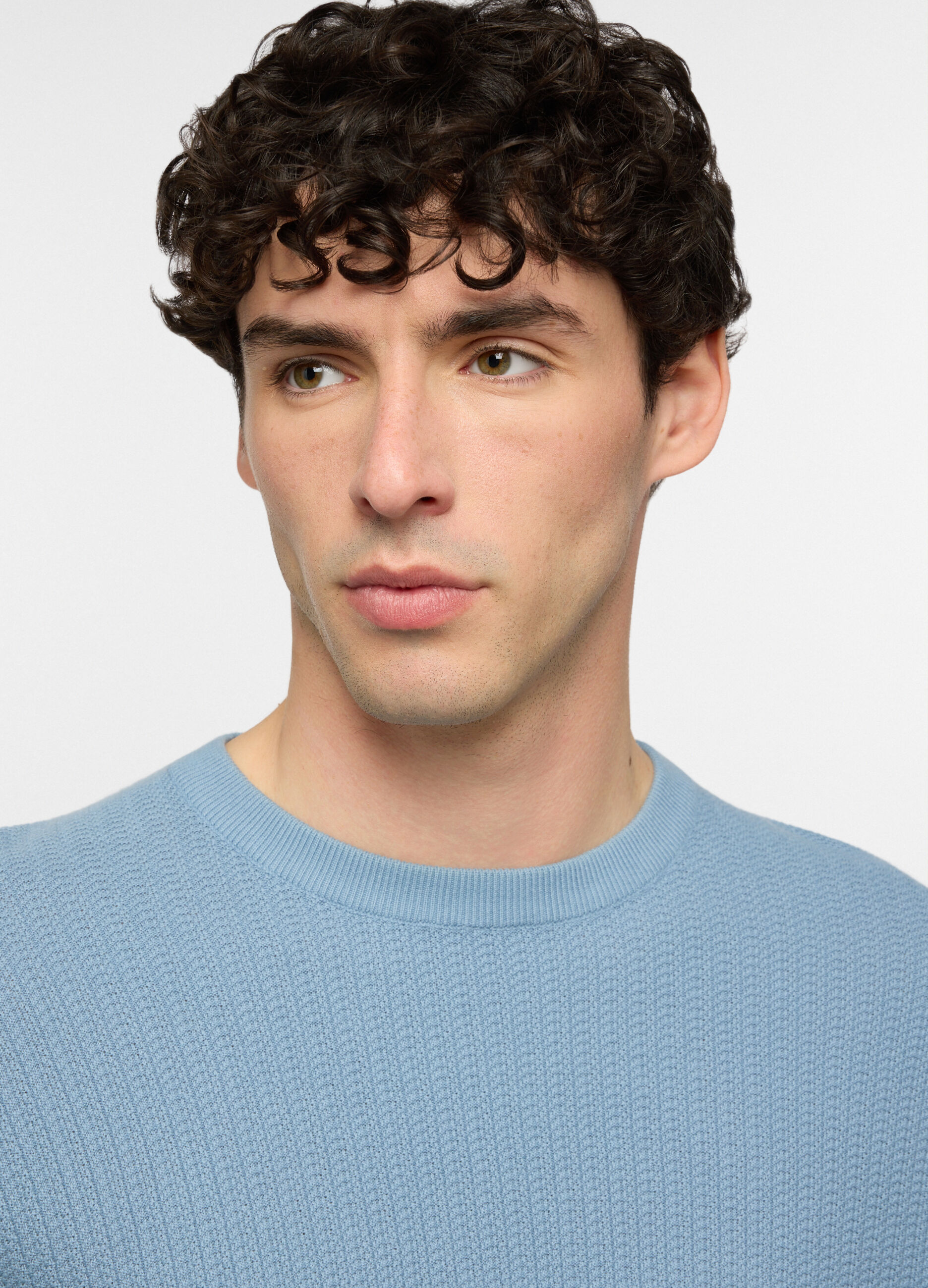 Maglione girocollo in cotone uomo_2