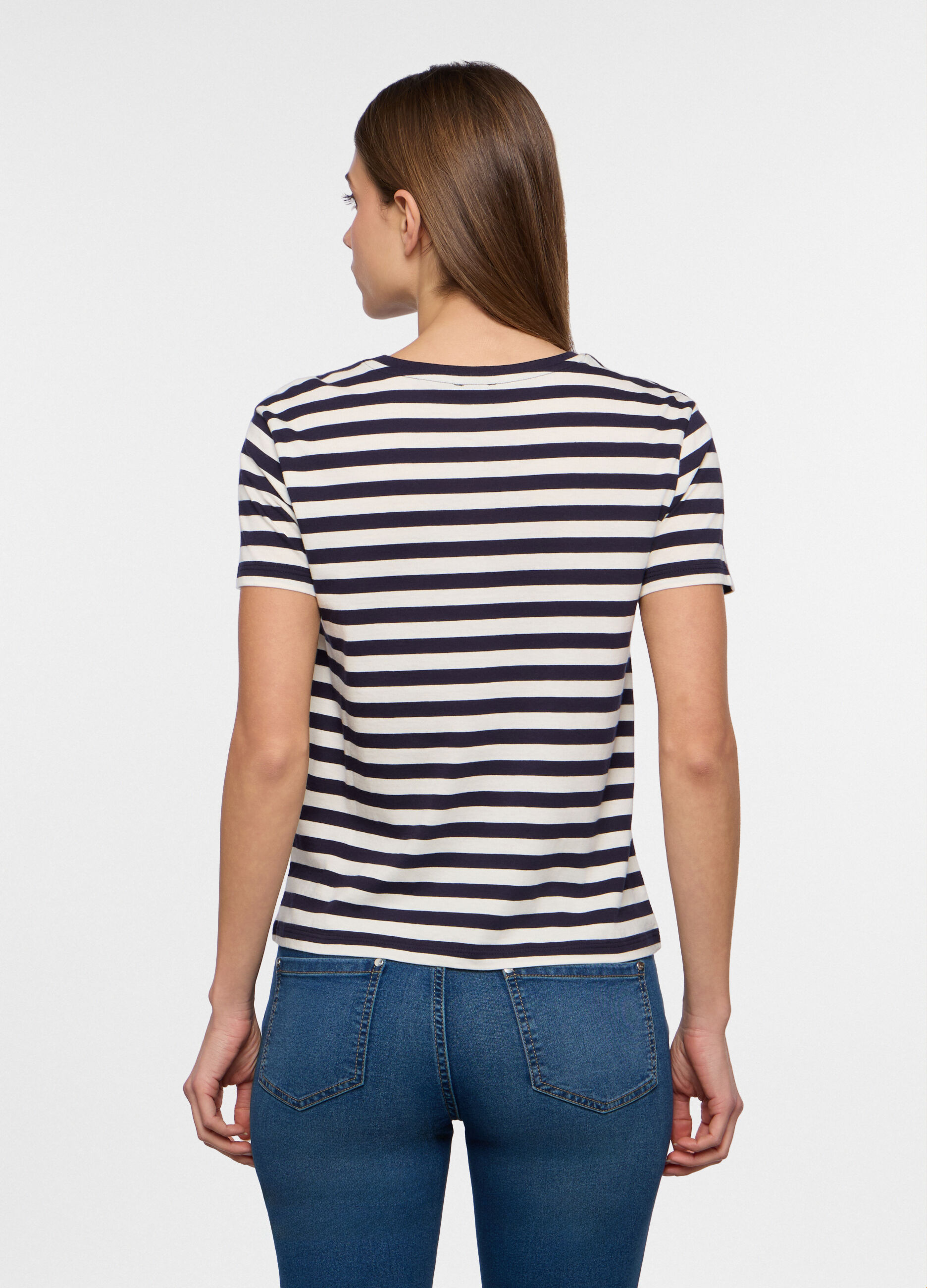 T-shirt girocollo donna_1