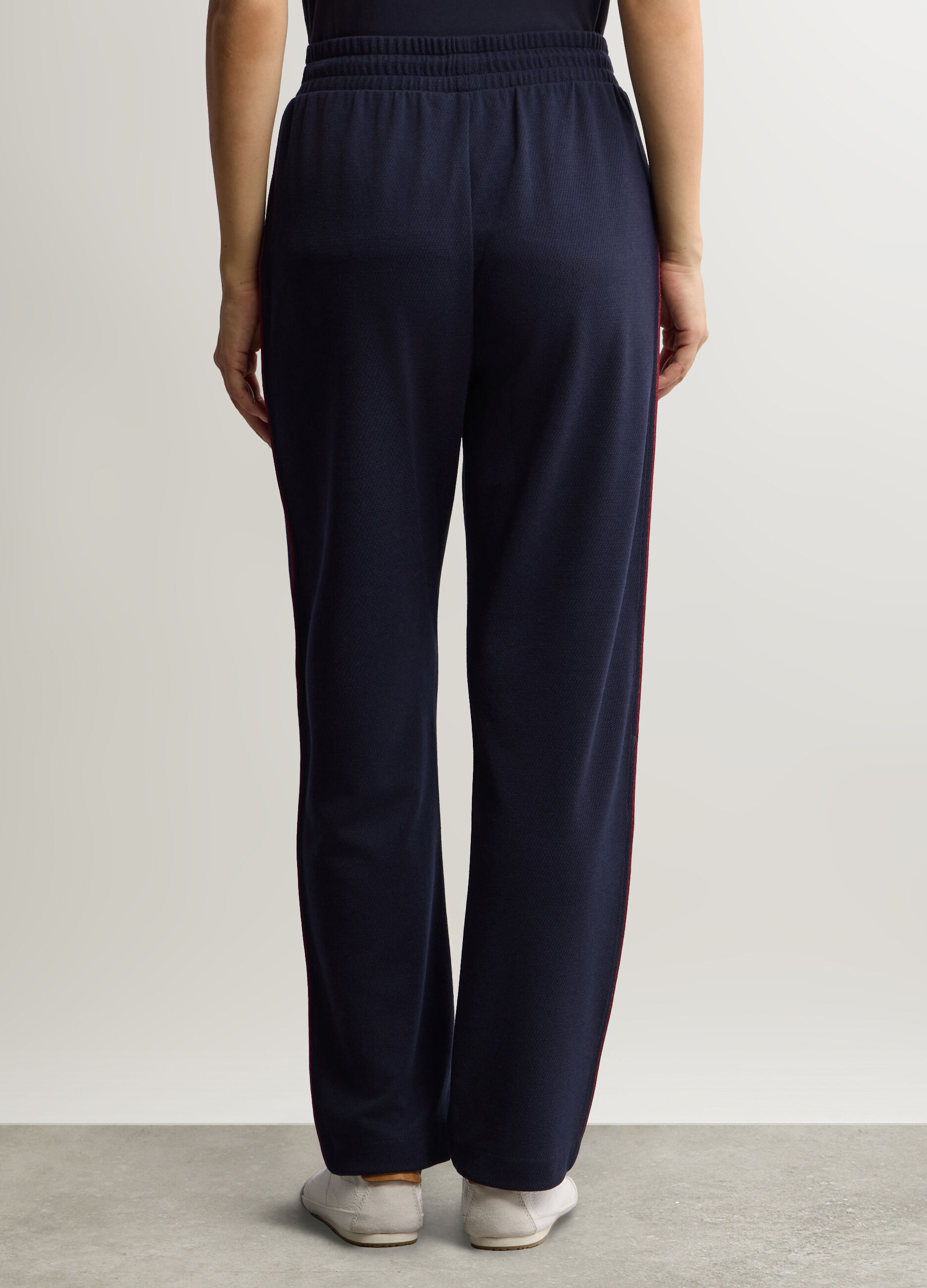 Jogger Piquet Fit Regular misto viscosa stretch donna_2