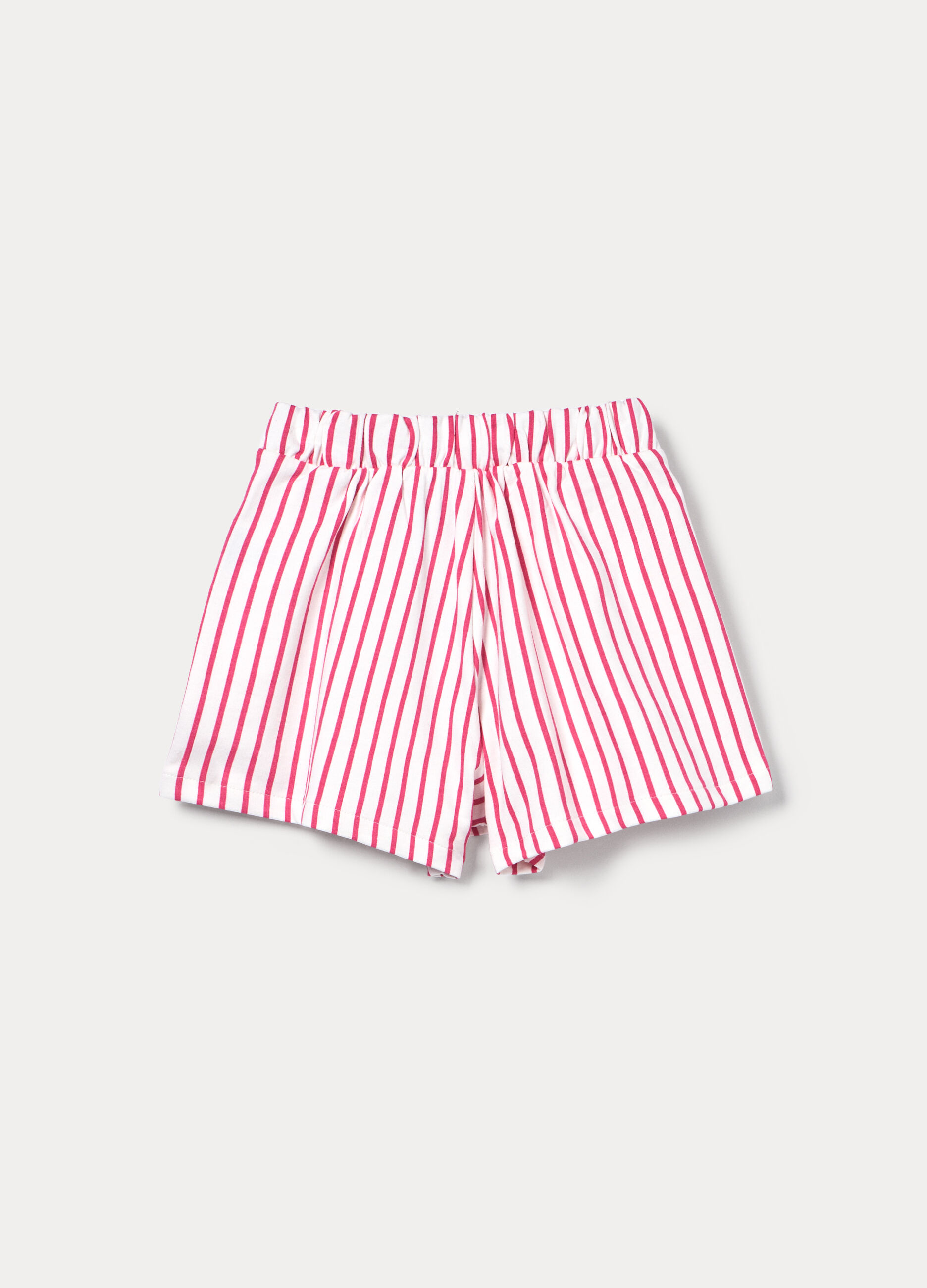 Gonna-pantalone in french terry di puro cotone bambina_1