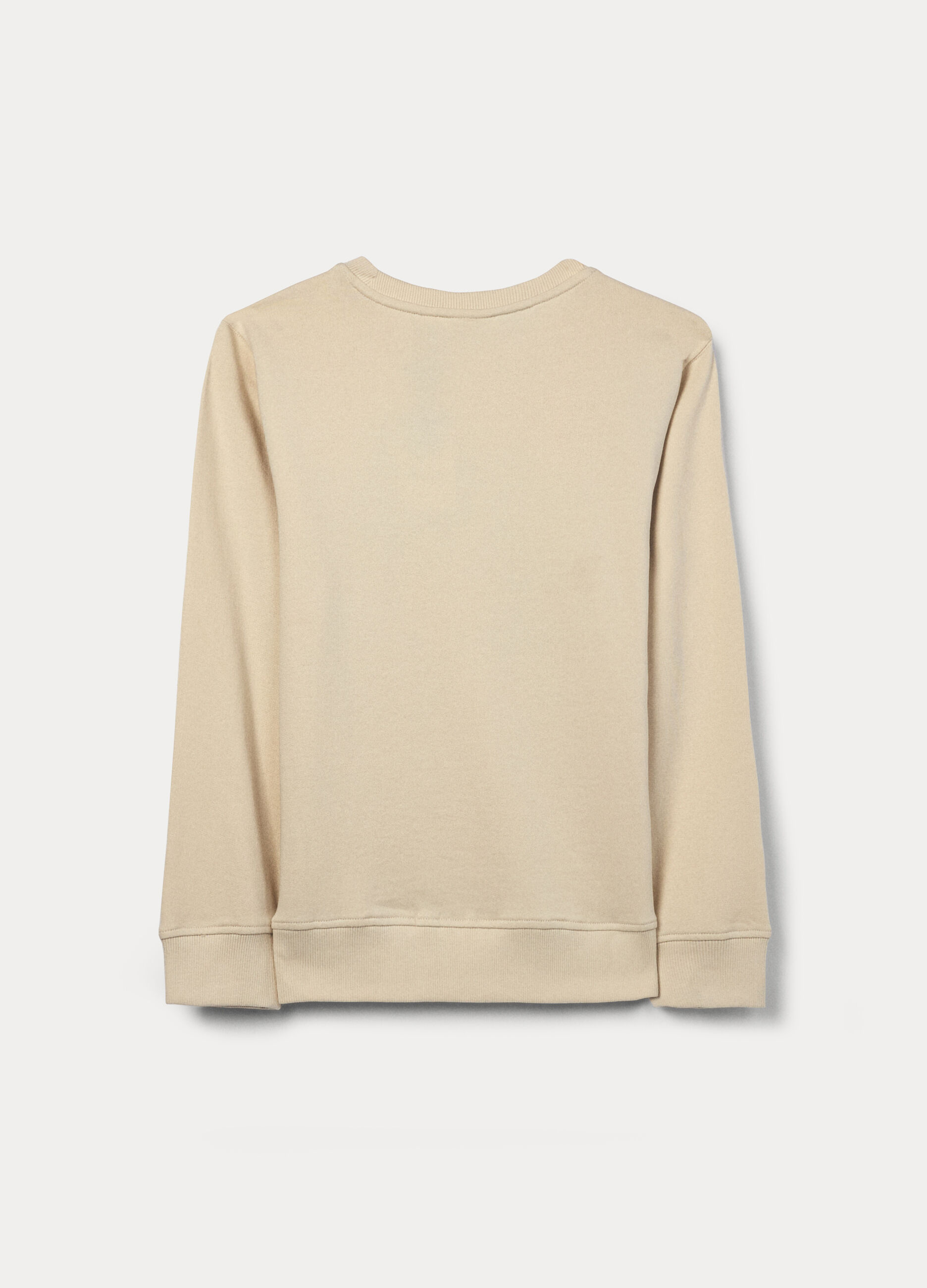 Felpa in french terry di puro cotone ragazzo_1