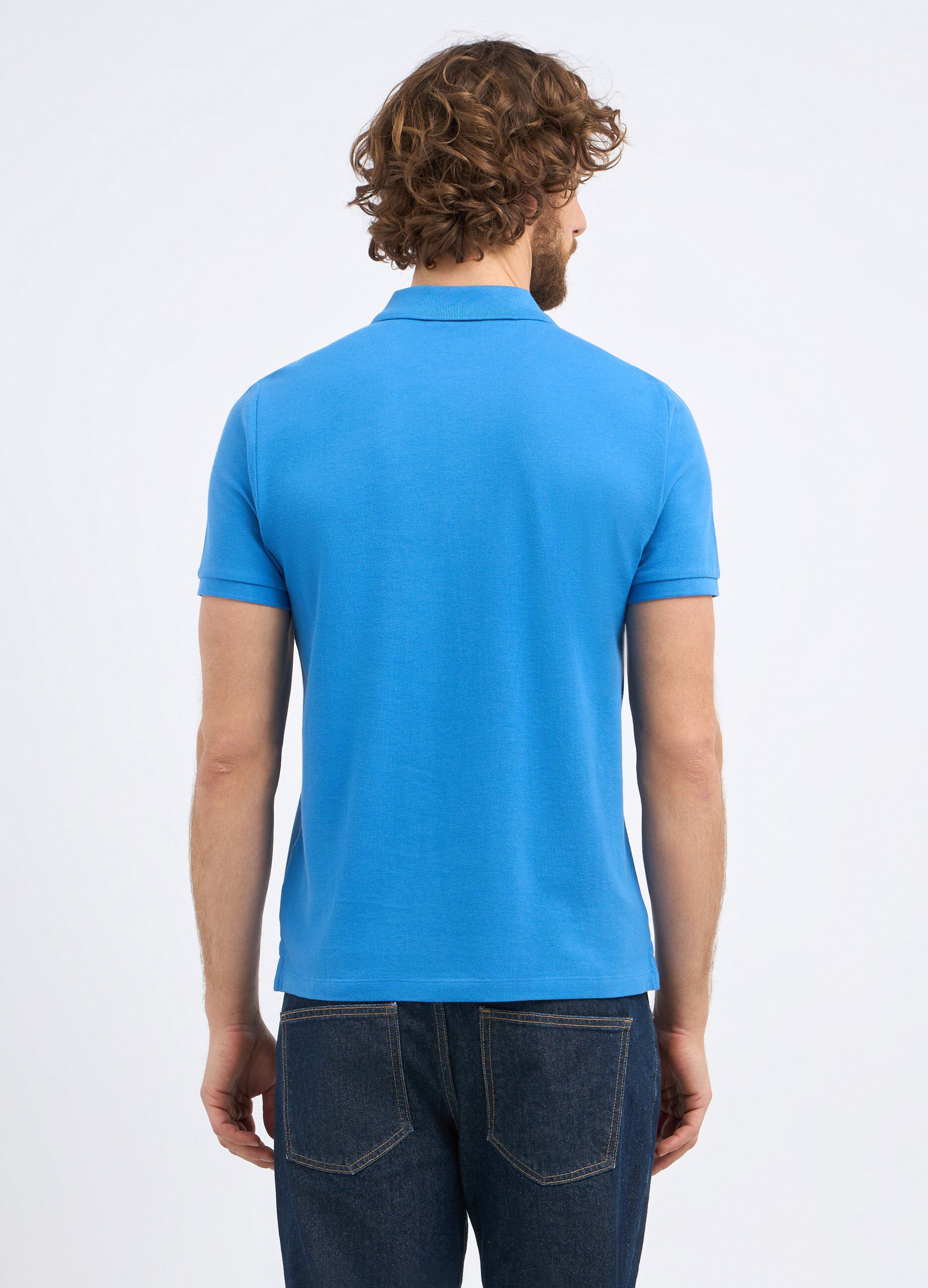 Polo in puro cotone piquet uomo_1