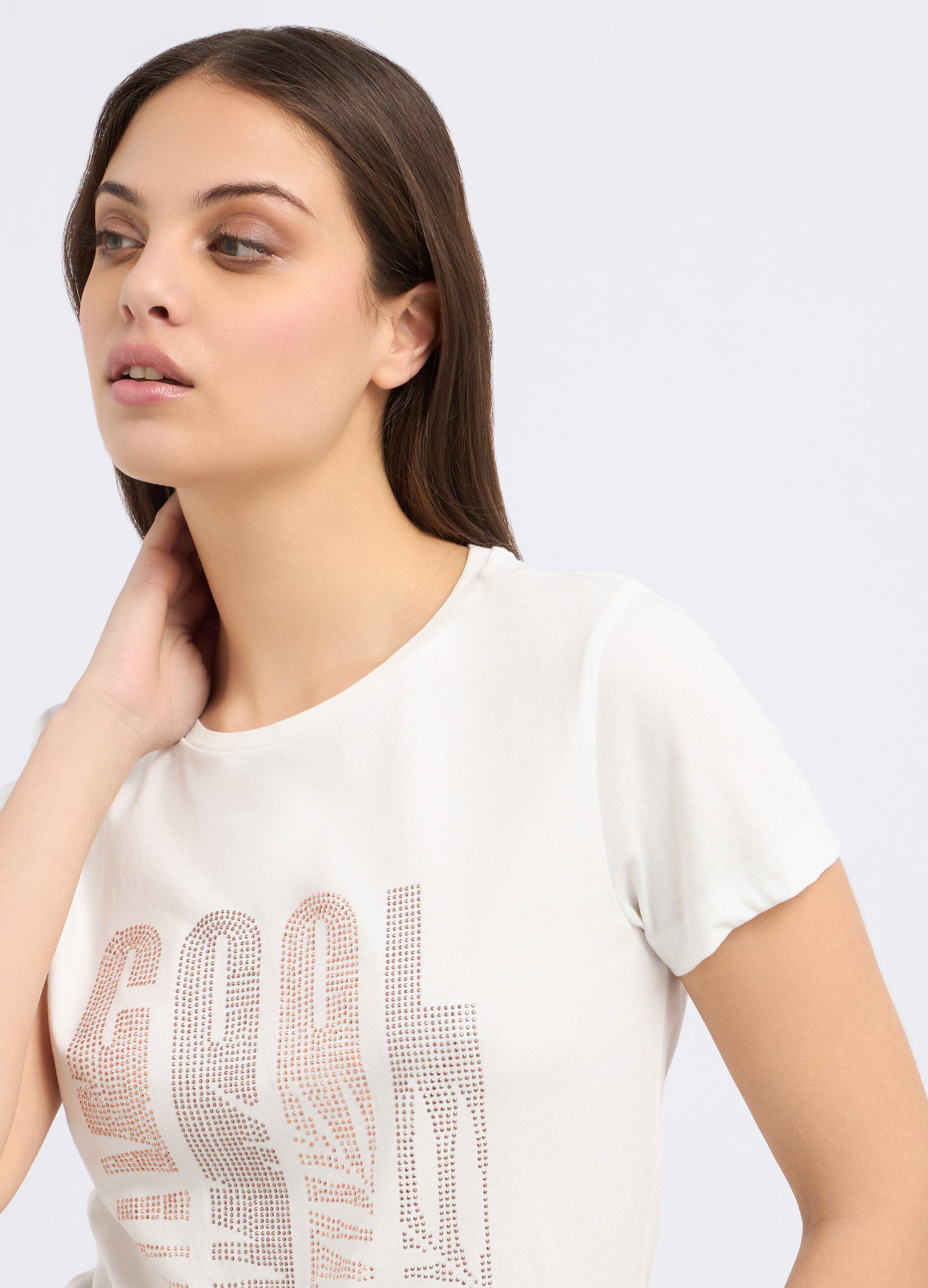T-shirt in puro cotone donna_2