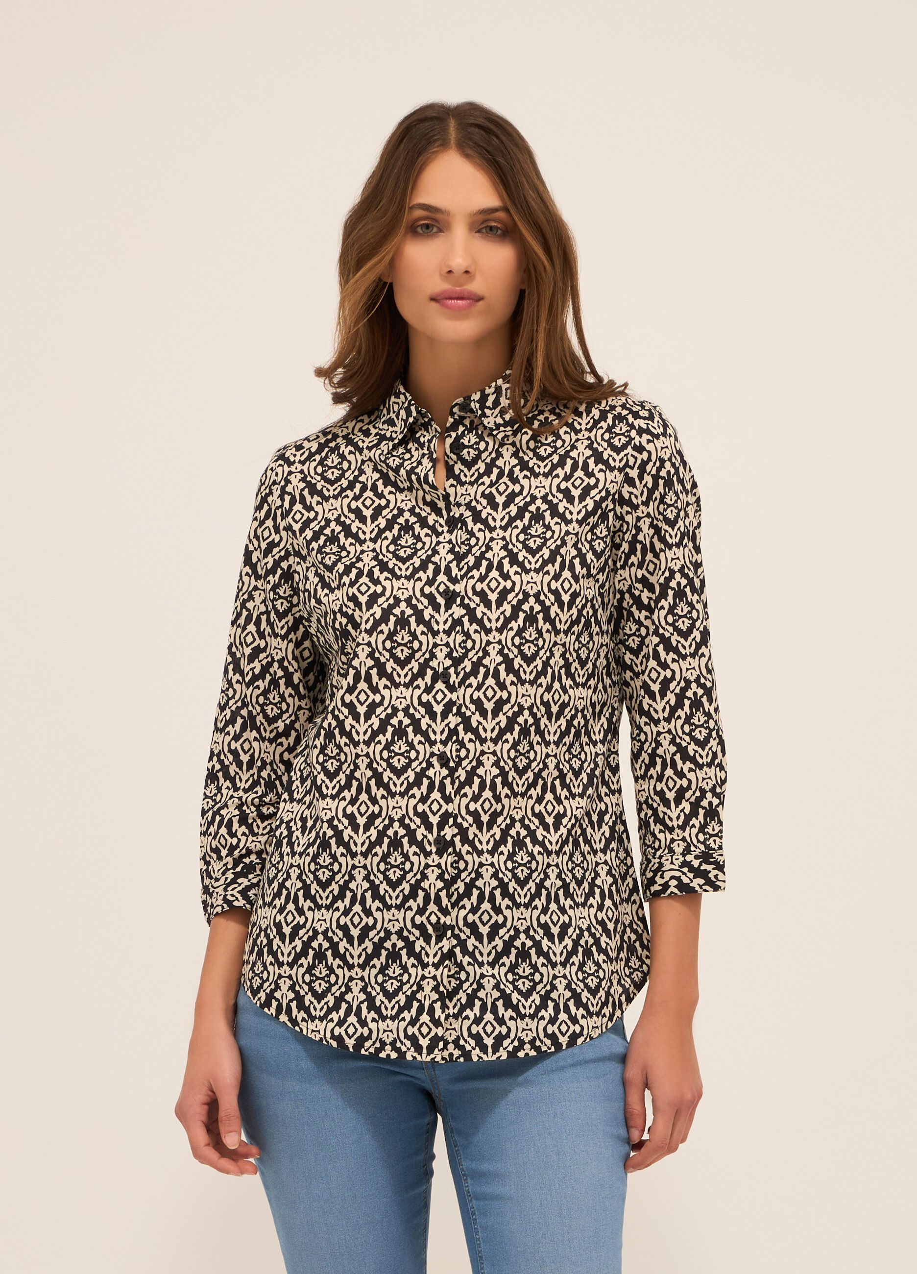 Camicia in puro cotone donna_0