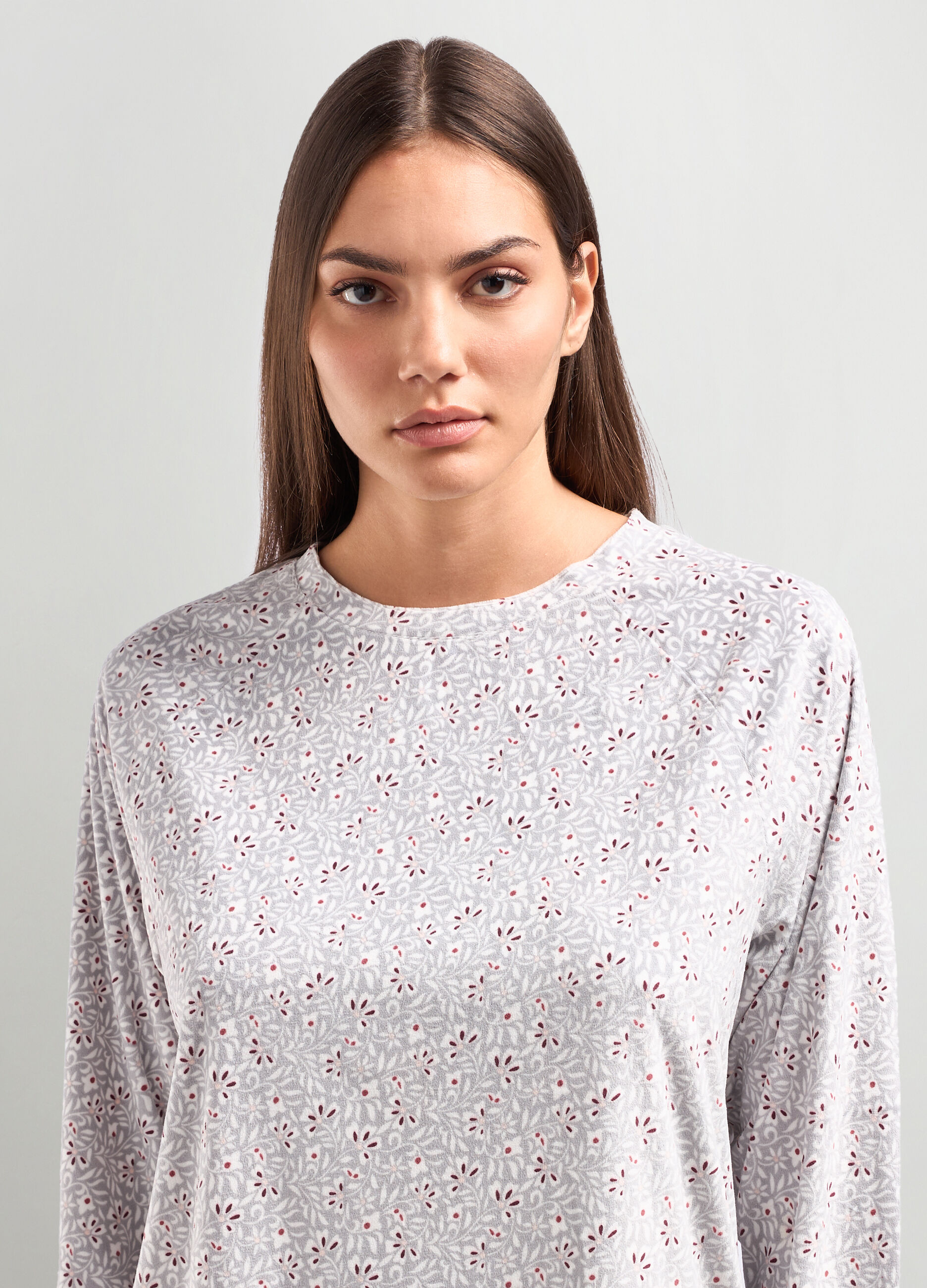 Set pigiama velours lungo donna_2