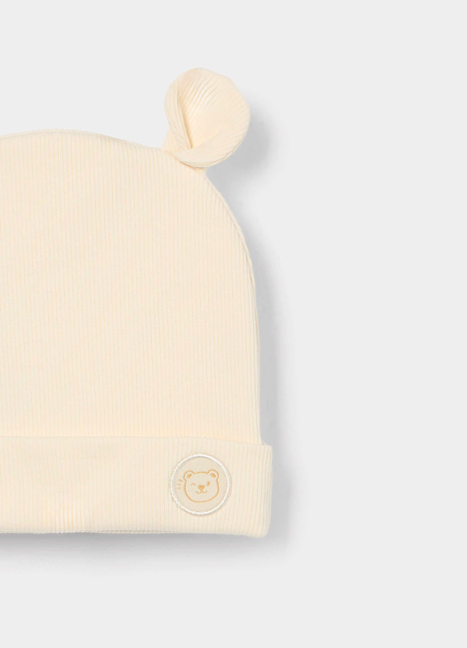 Berretto in french terry di viscosa stretch neonata_2