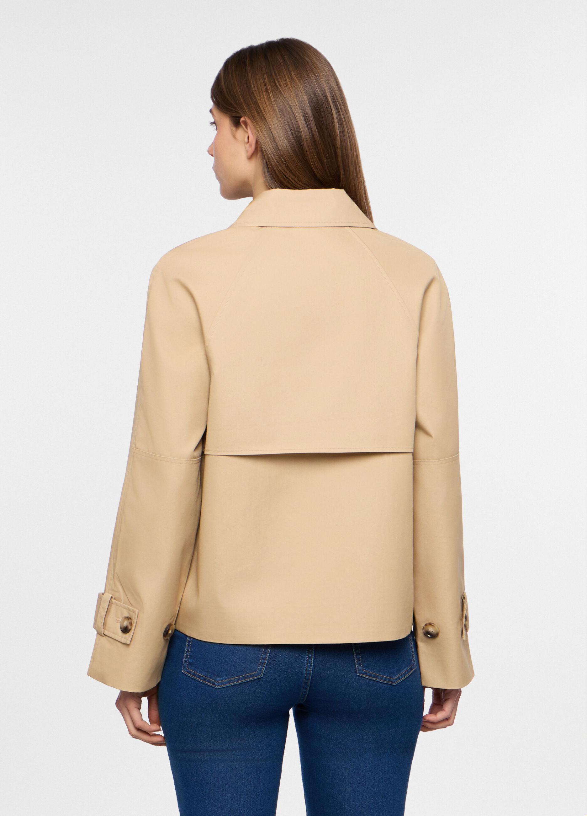 Trench corto doppiopetto donna_1