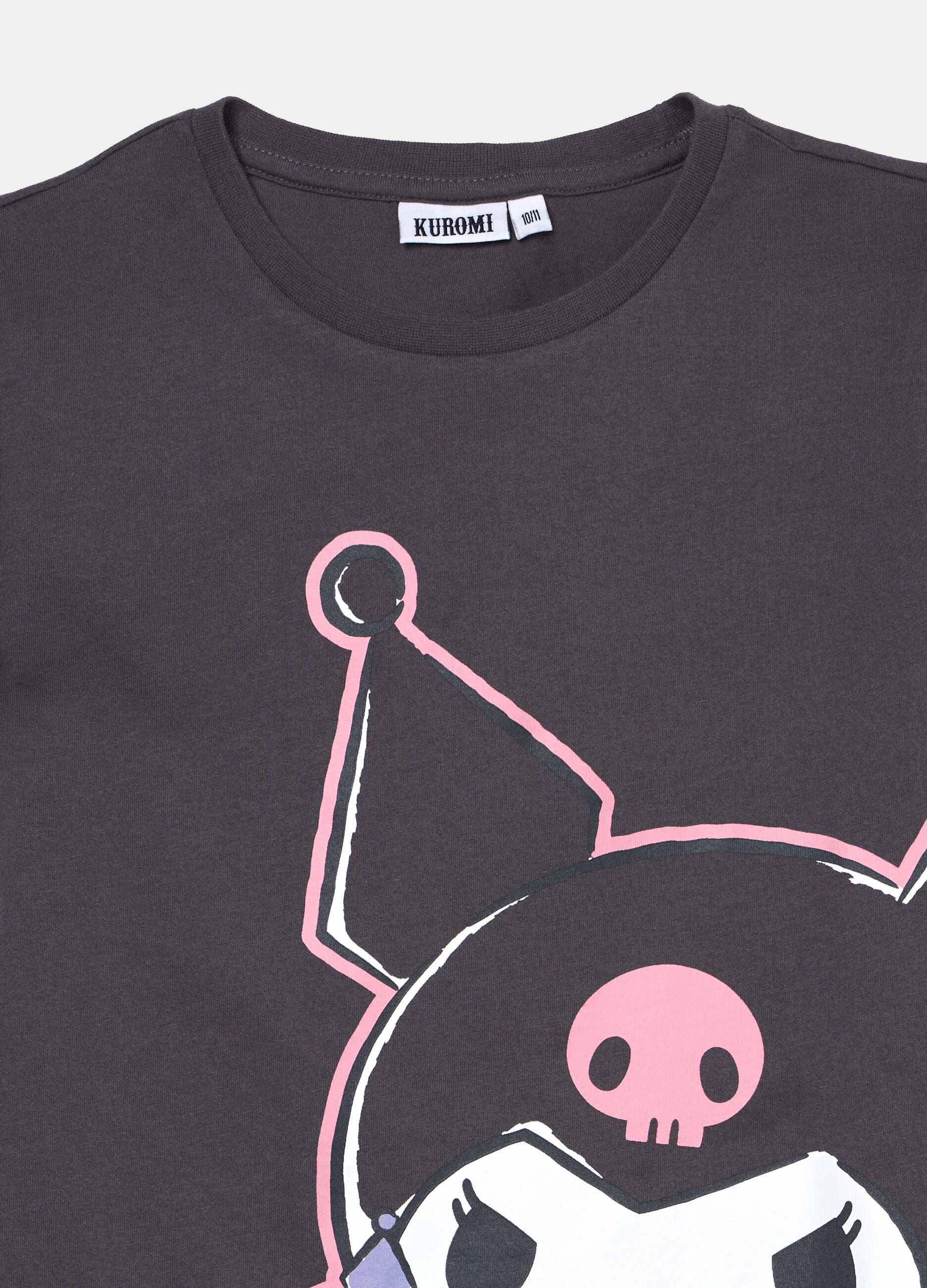 Set pigiama corto Kuromi in jersey di puro cotone ragazza_2