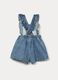 Salopette in denim misto cotone bimba_1
