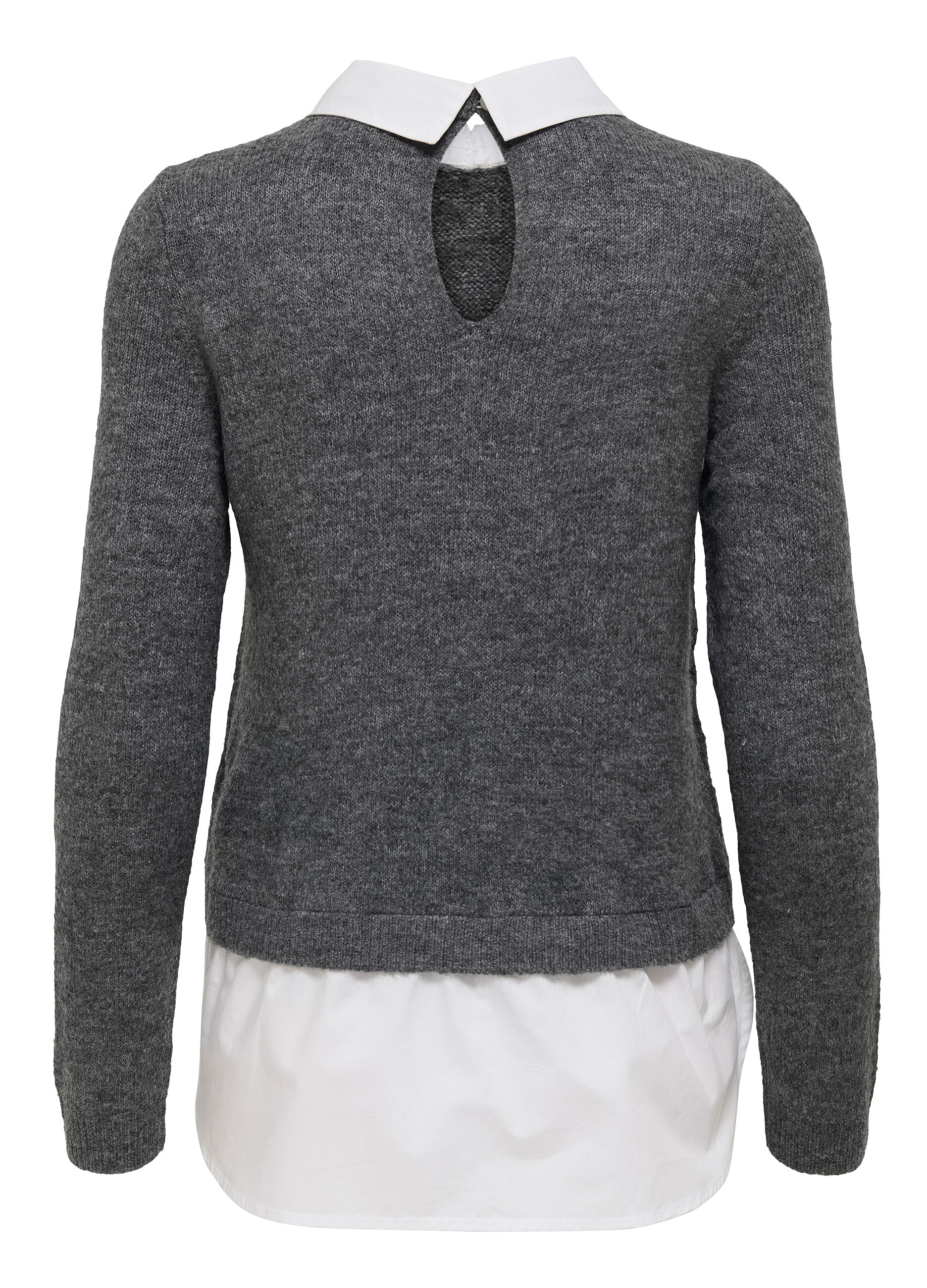 Tricot con inserto camicia donna_6