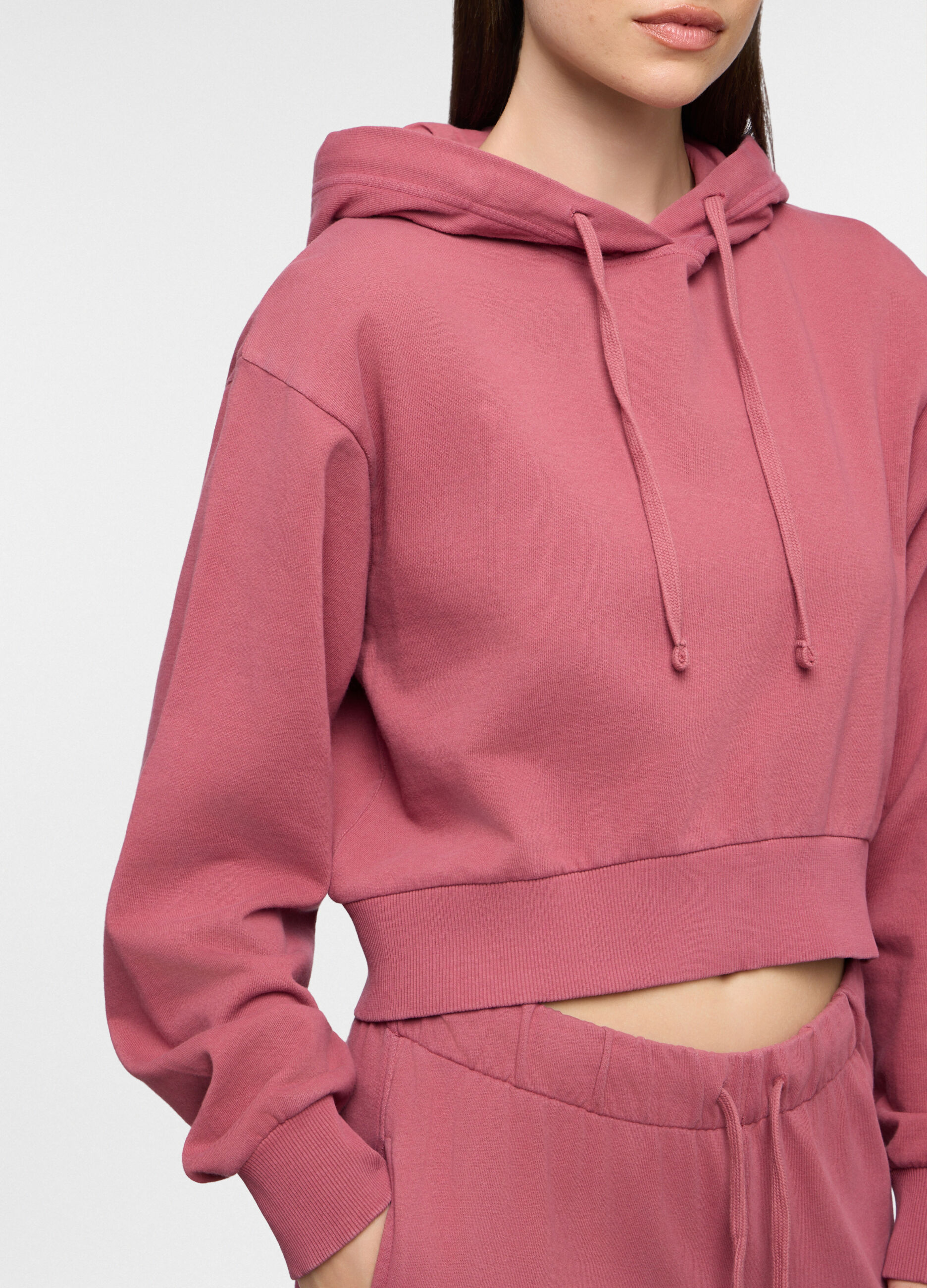 Felpa in french terry misto cotone donna_2