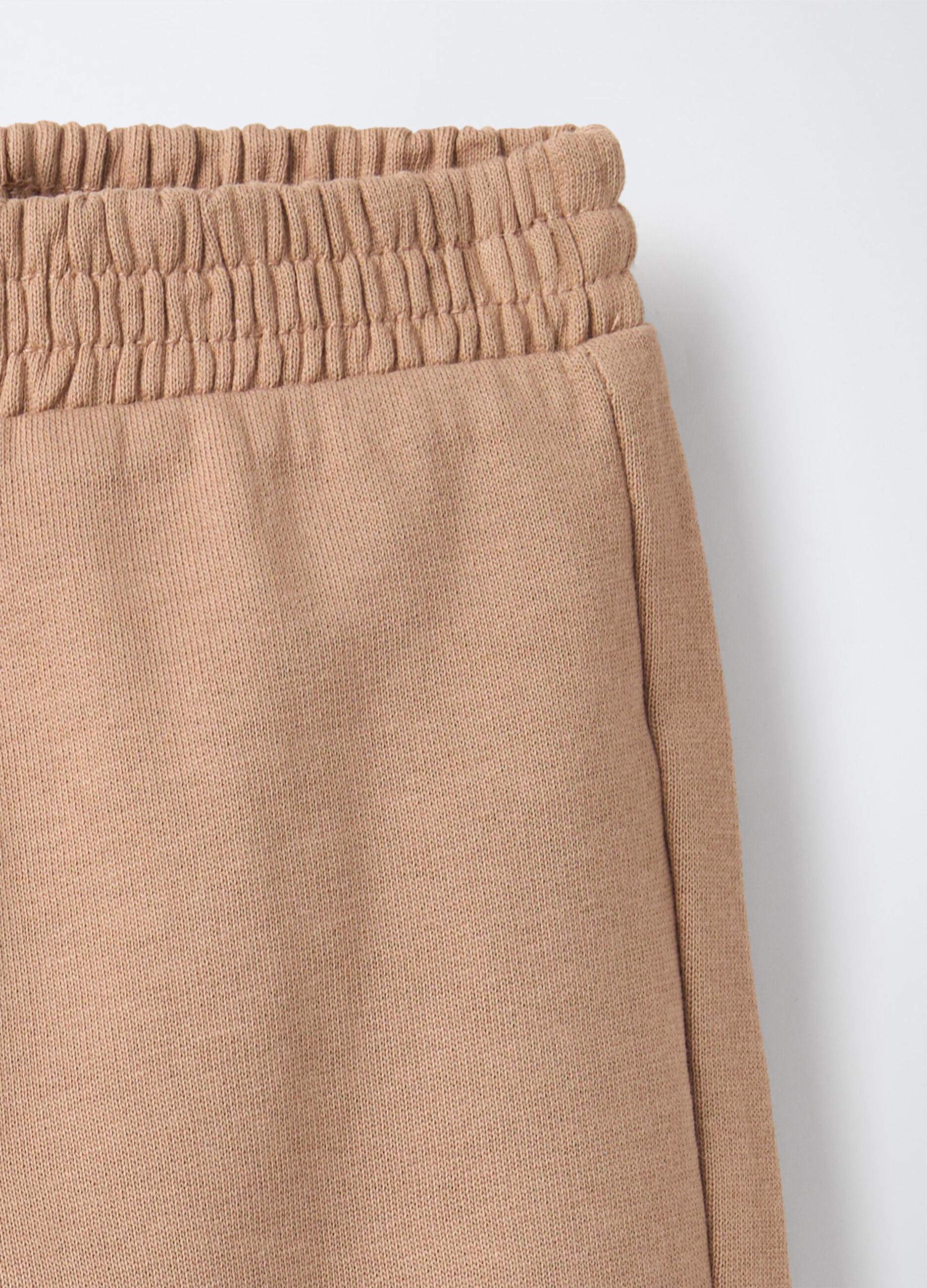 Jogger in puro cotone garzato Fit Regular bimba_2