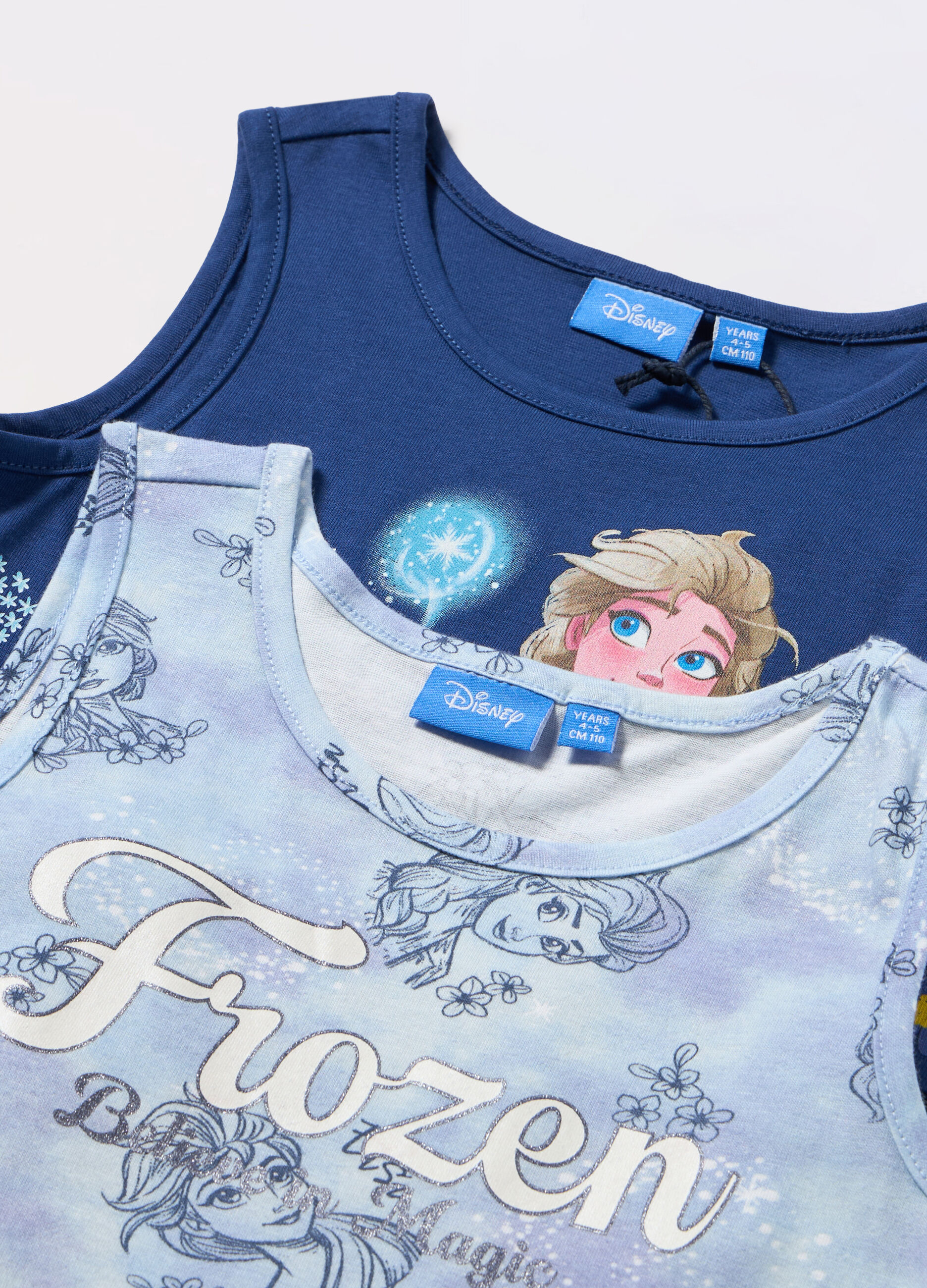 Pack 2 vestiti in puro cotone bambina
