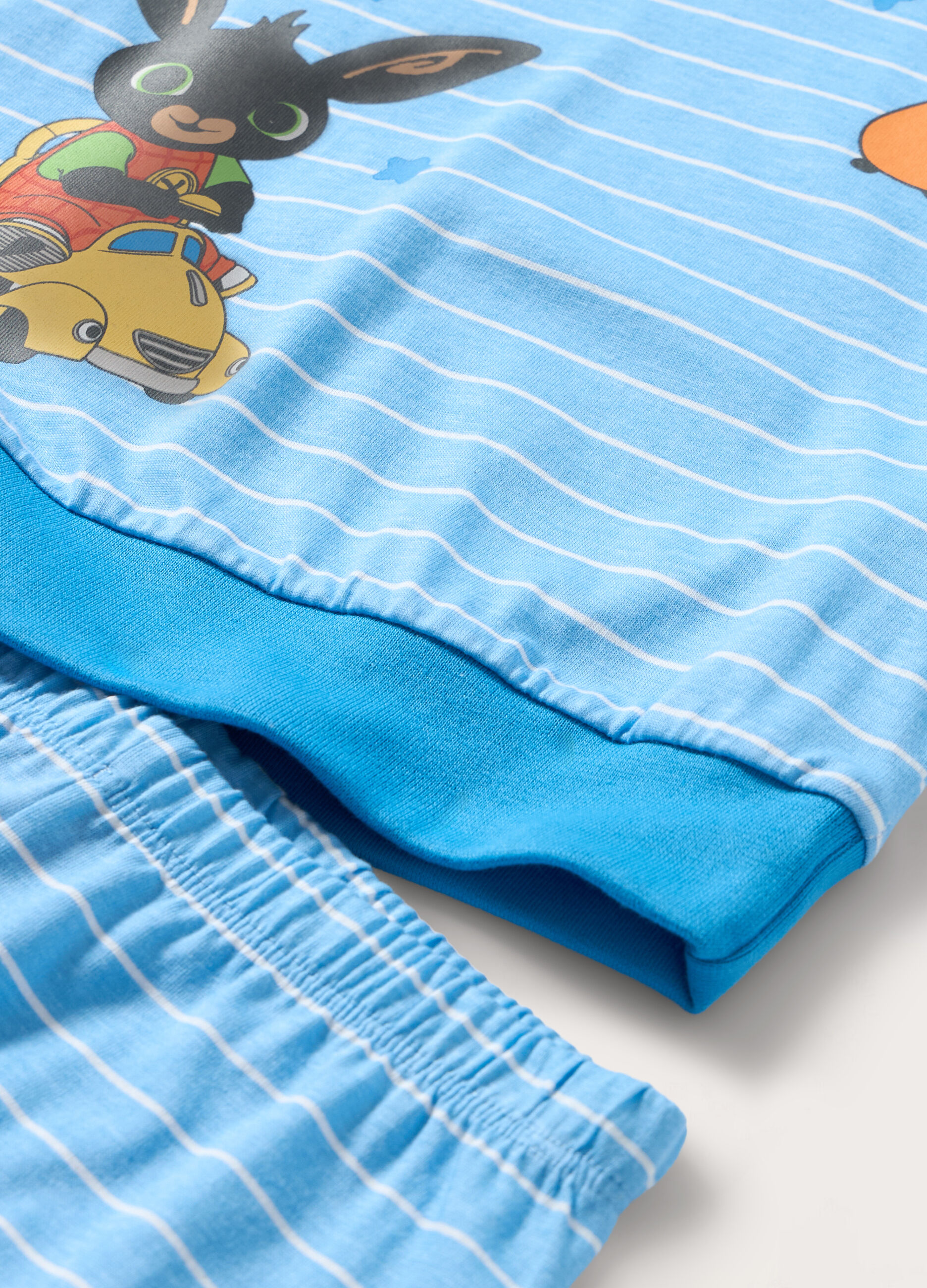 Set pigiama lungo in jersey di puro cotone neonato_1