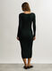 Abito lungo Fitted in costina misto viscosa donna_1