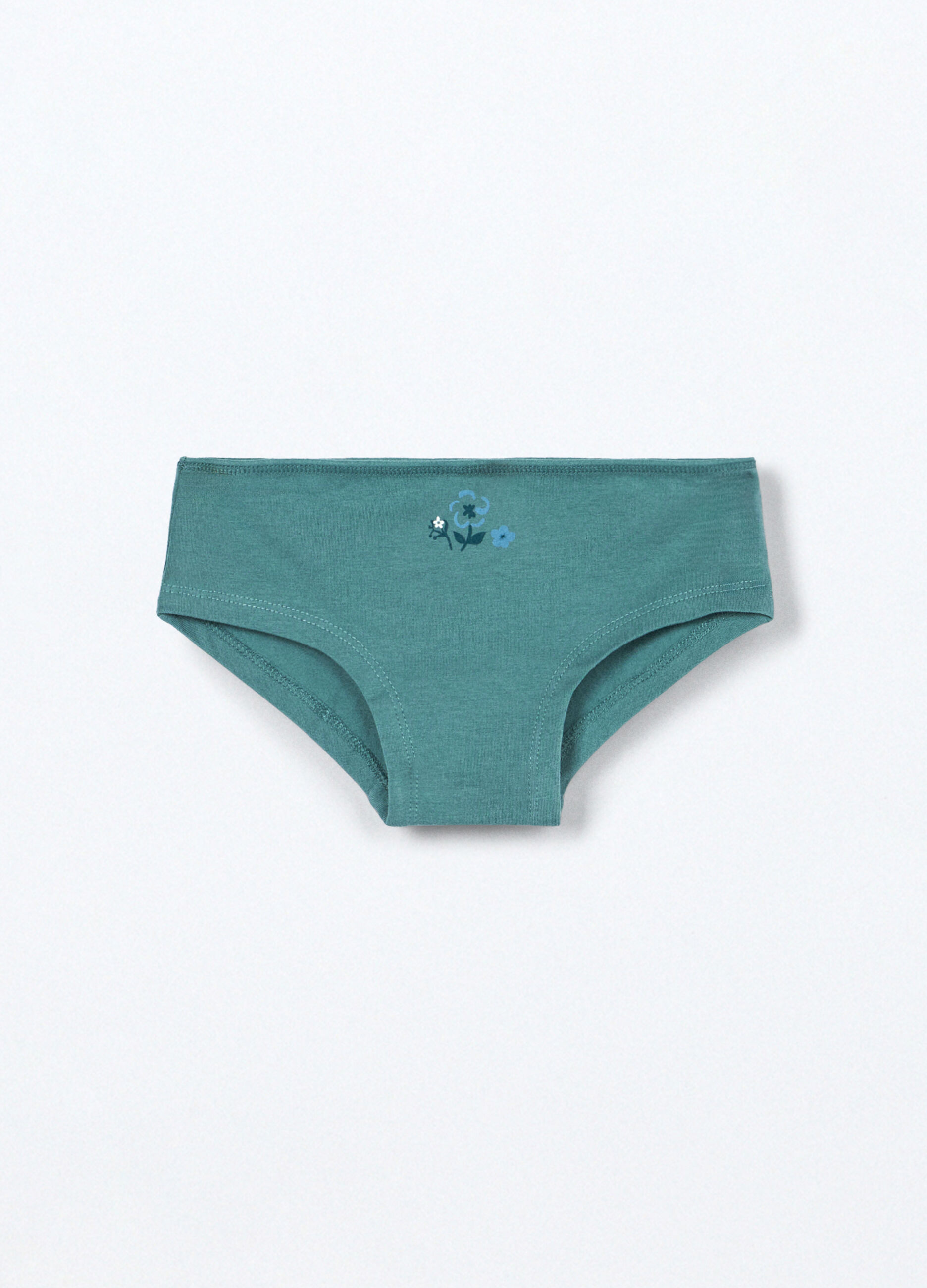Pack 5 culotte in jersey di cotone stretch bambina_1