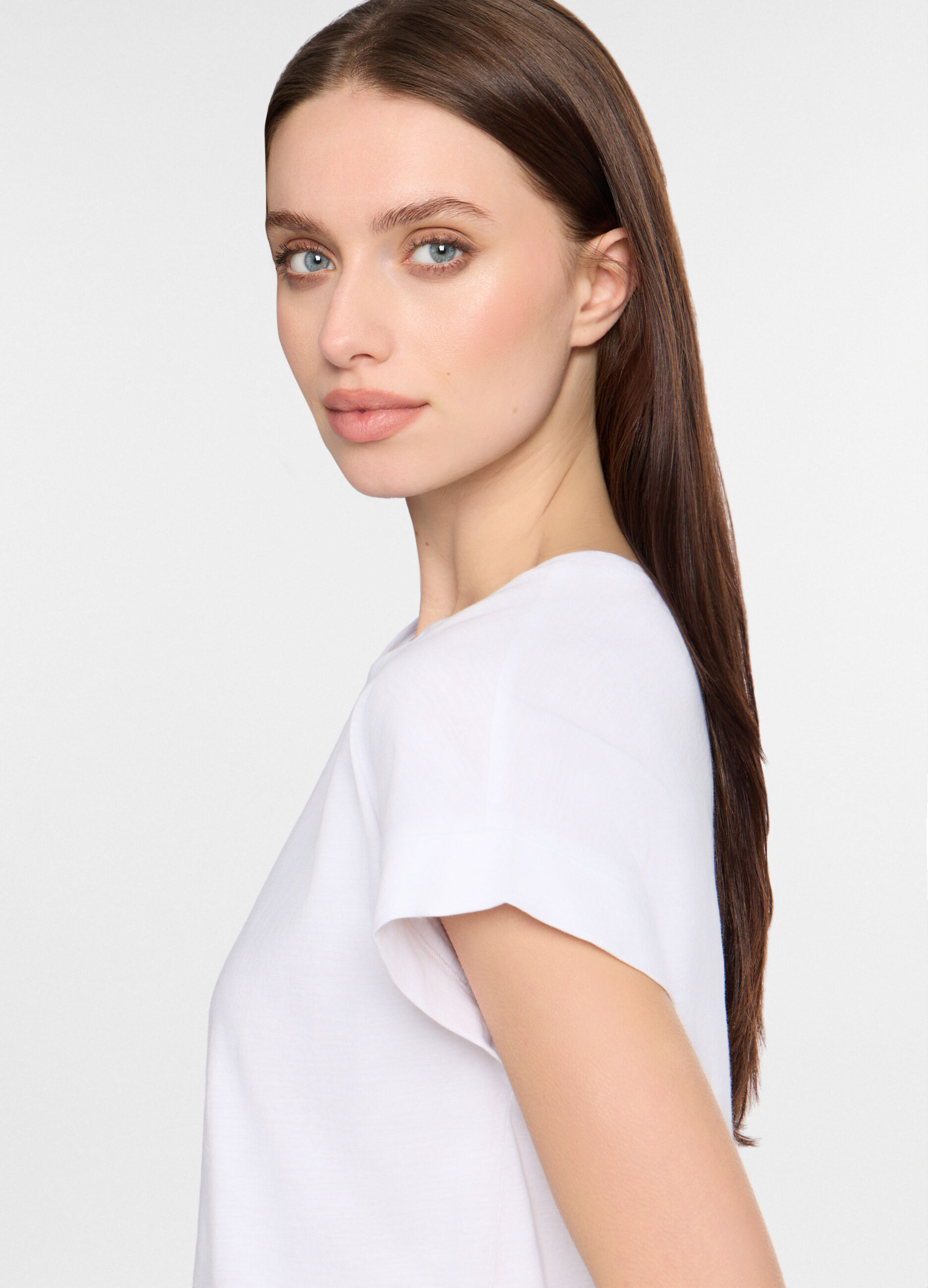 T-shirt girocollo donna_2