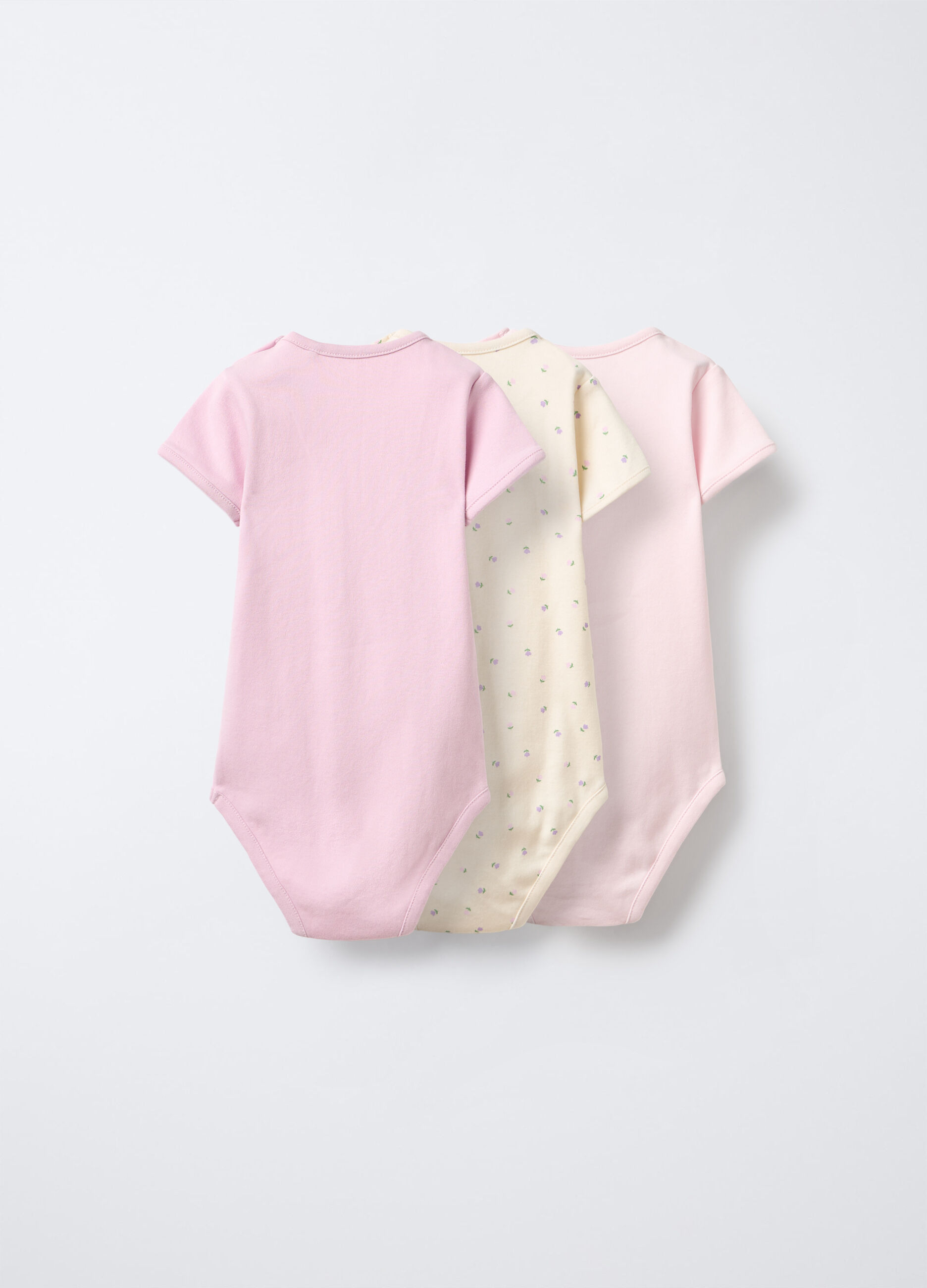 Pack 3 body in interlock di puro cotone _1
