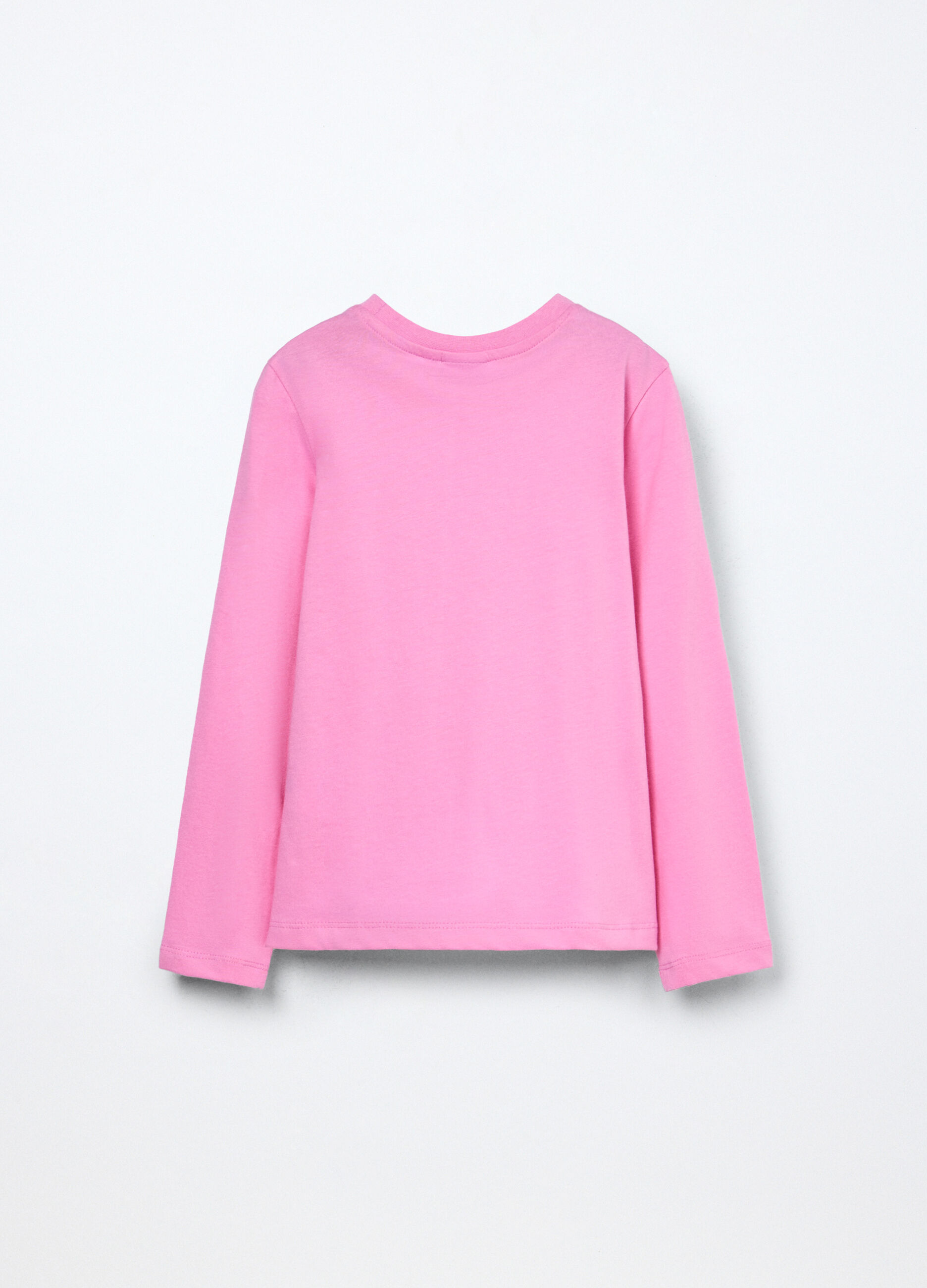 T-shirt in jersey di puro cotone bambina_1