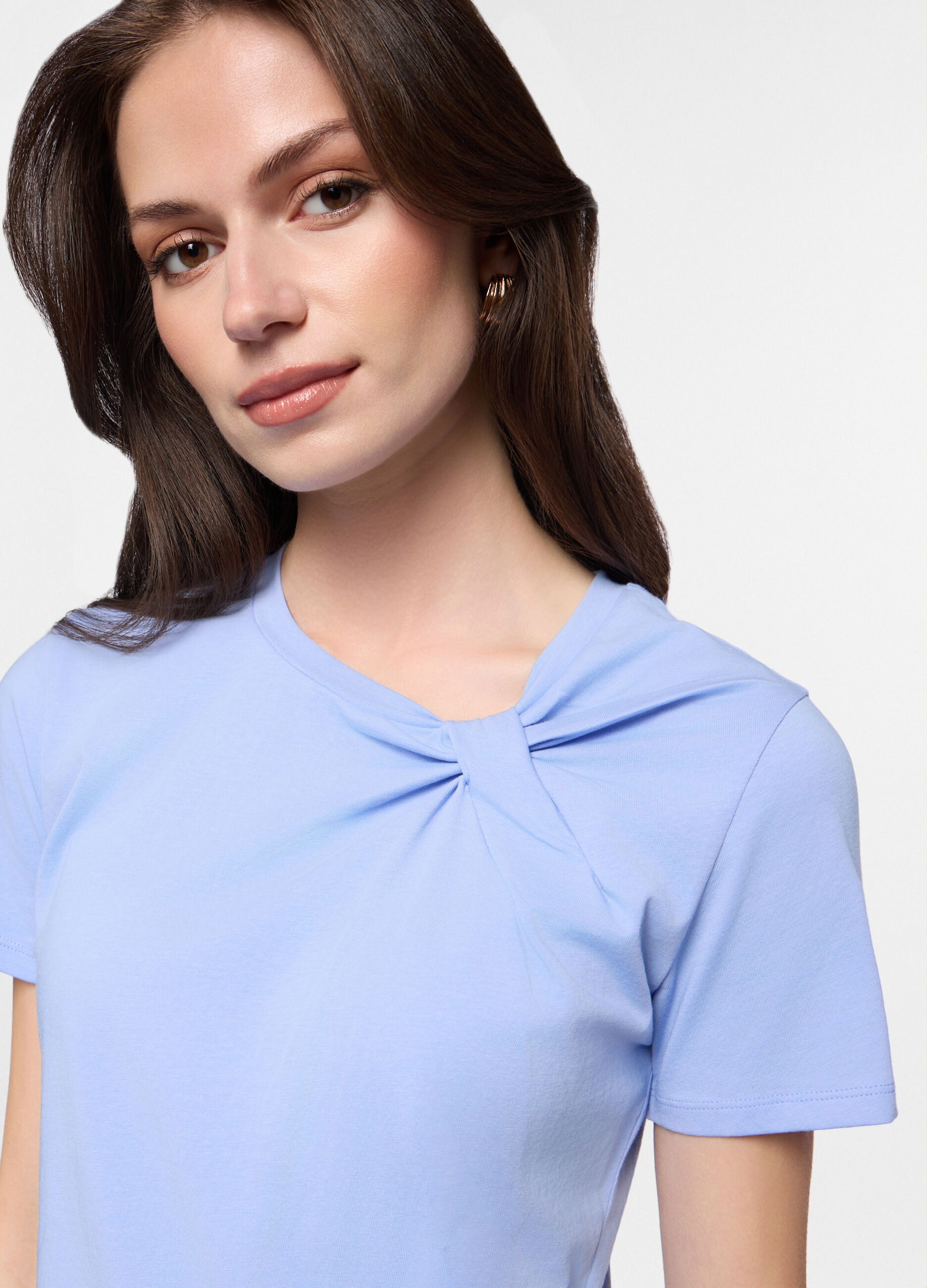T-shirt in jersey stretch donna_2