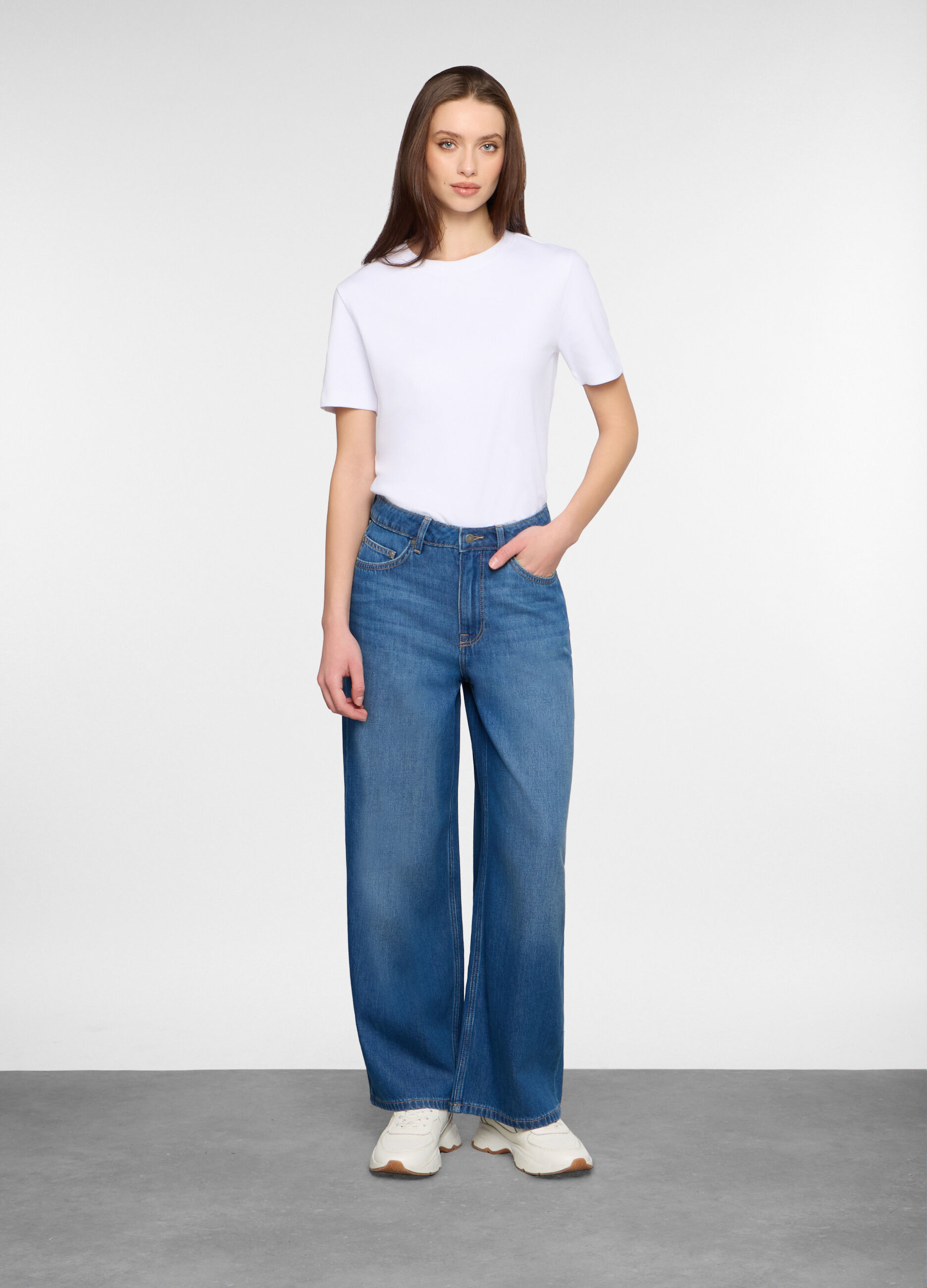 5 Tasche fit Wide in denim donna_0