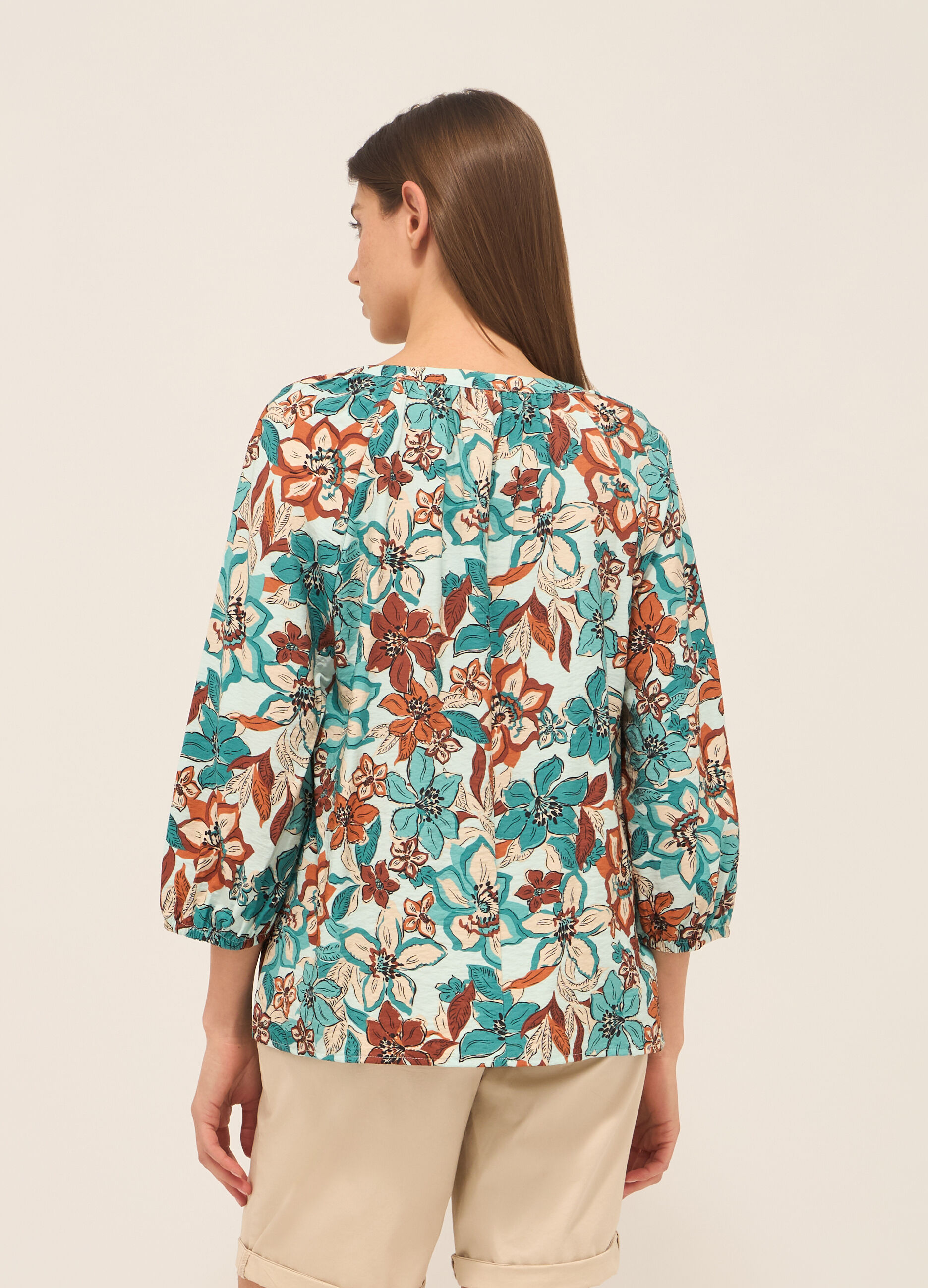 Camicia misto viscosa donna