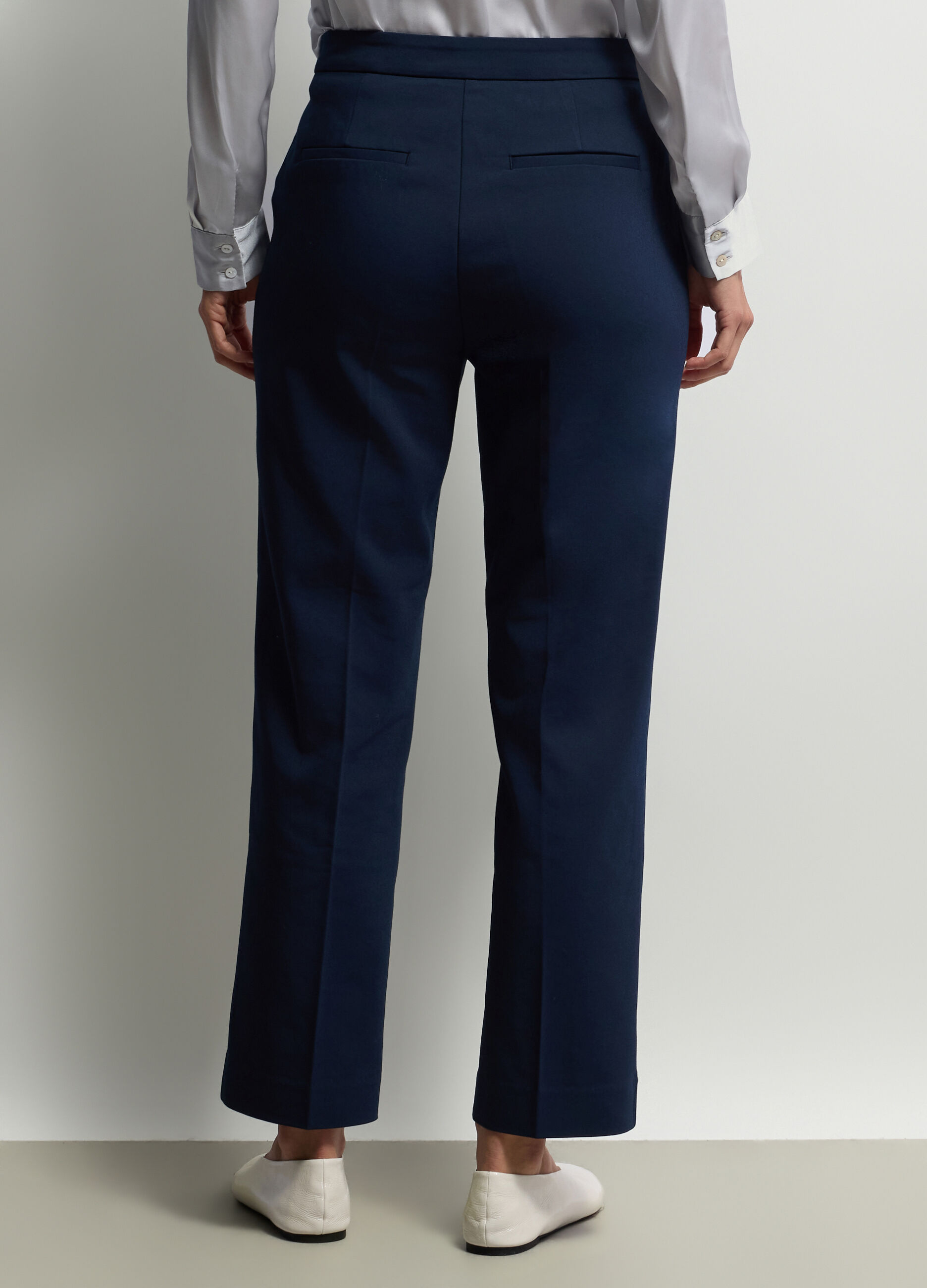 Pantaloni chino Fit Regular misto cotone stretch _2