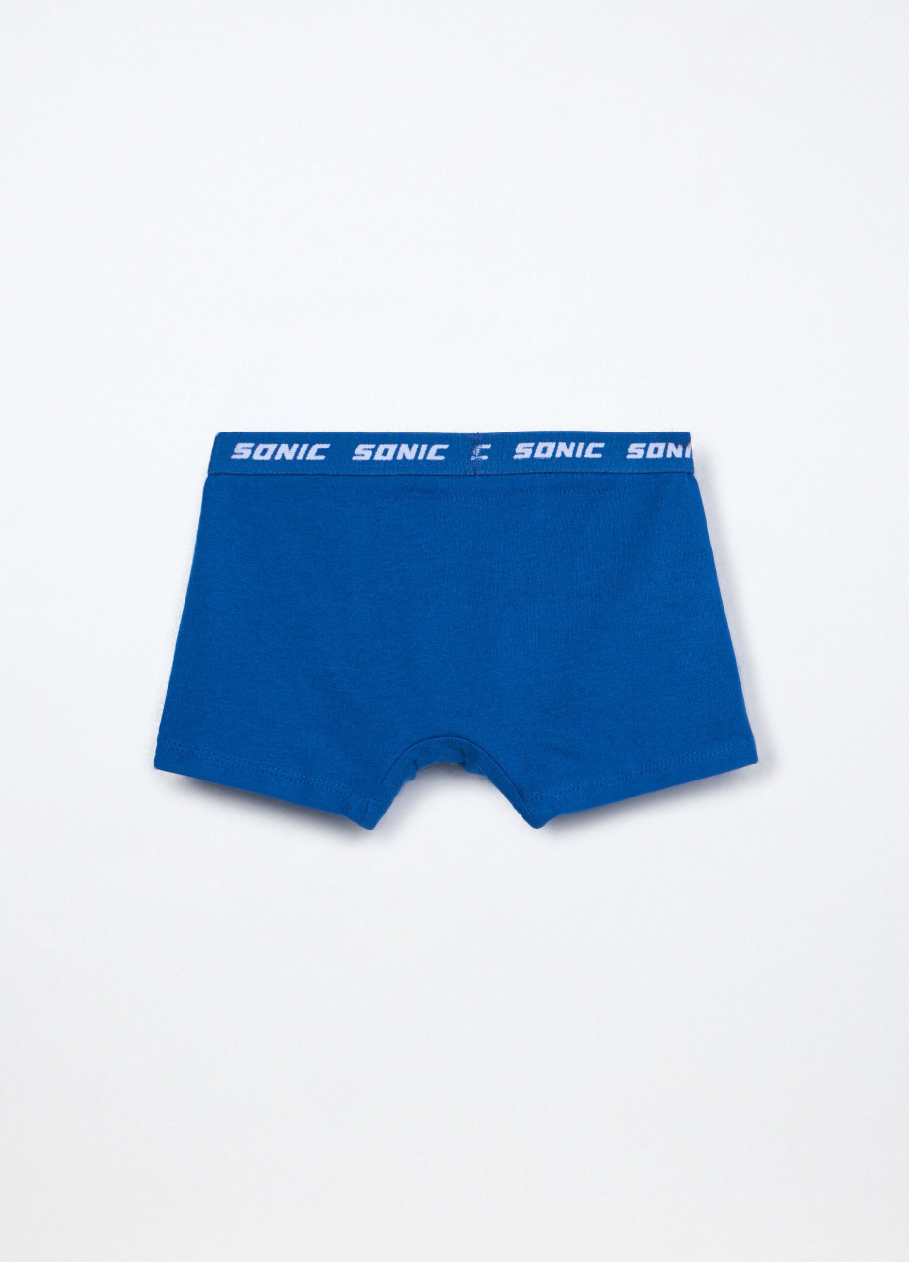Pack 3 boxer Sonic in jersey di cotone stretch bambino_2